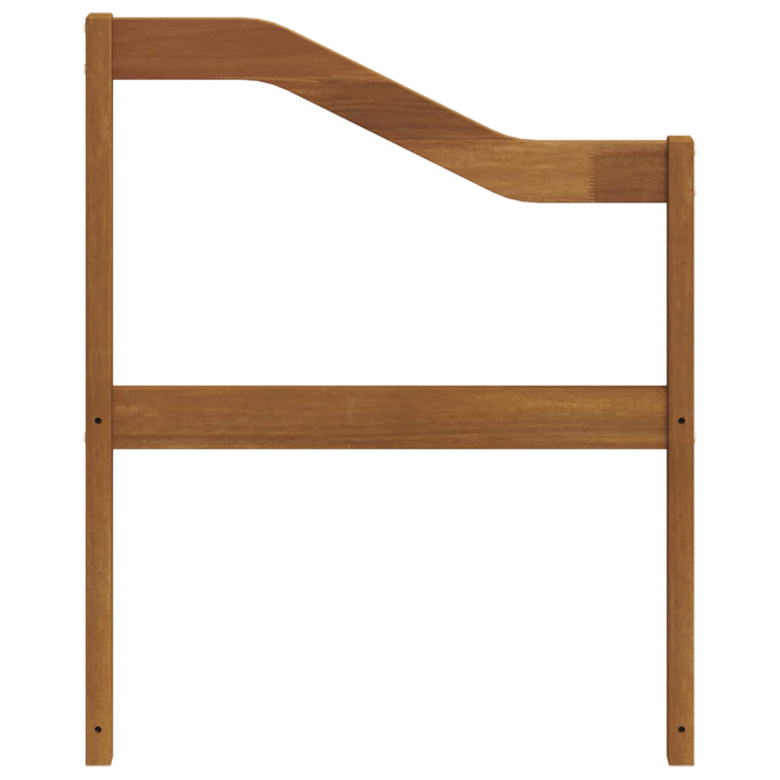 Naslon 2 pcs Prirodna 59 x 4 x 73 cm Čvrsto drvo akacije
