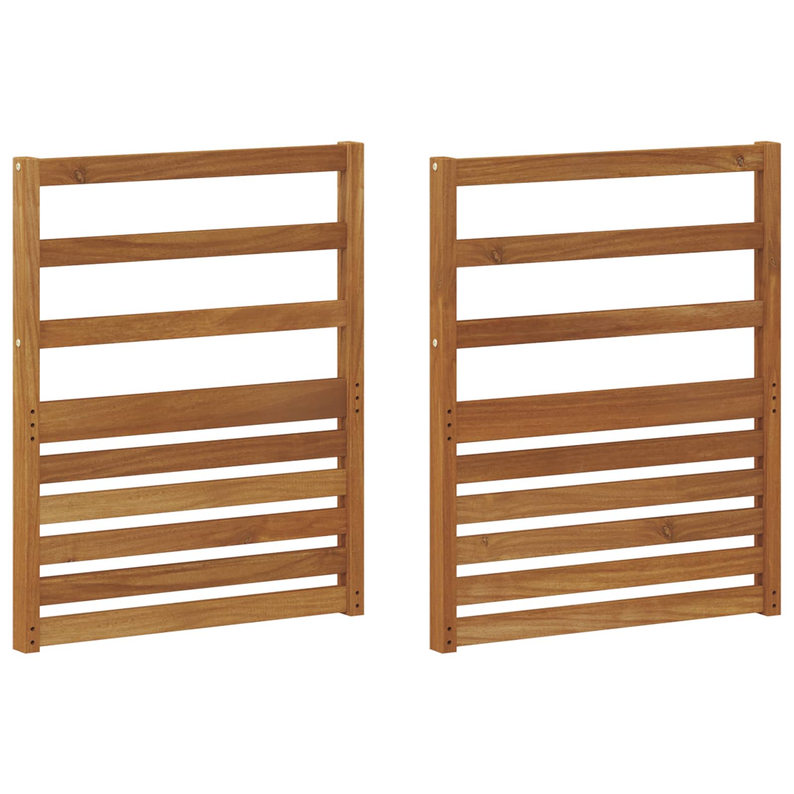Naslonjači 2 pcs Smeđa 59 x 4 x 73 cm Konstruirano drvo