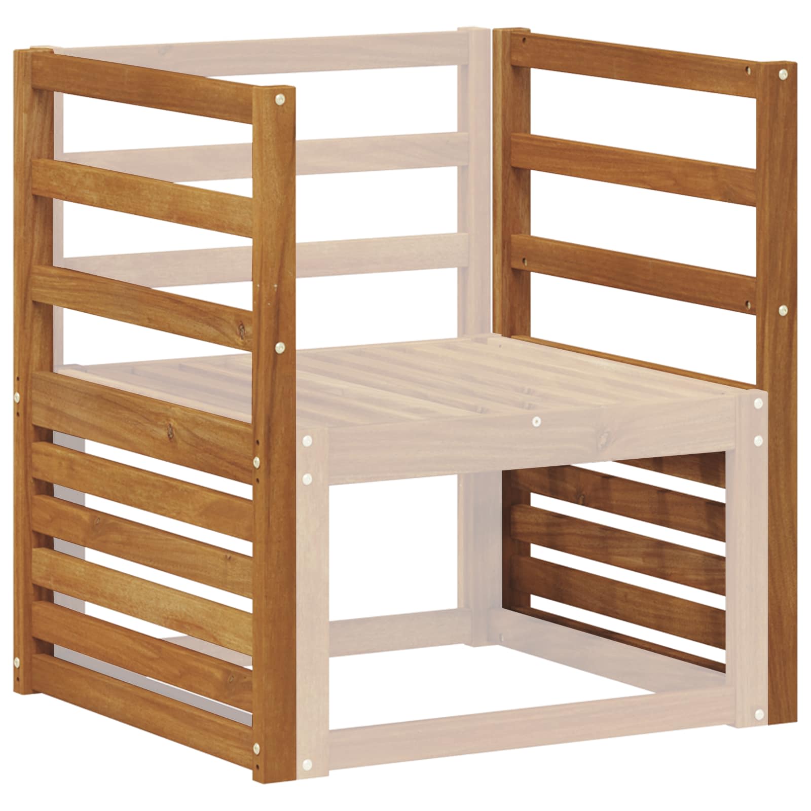 Naslonjači 2 pcs Smeđa 59 x 4 x 73 cm Konstruirano drvo