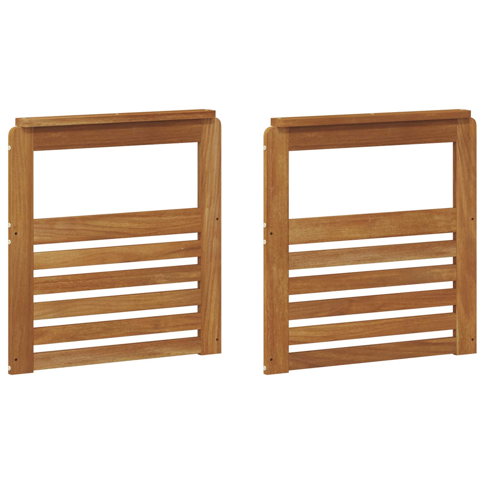 Naslonjači 2 pcs Smeđa 59 x 6 x 61 cm Konstruirano drvo