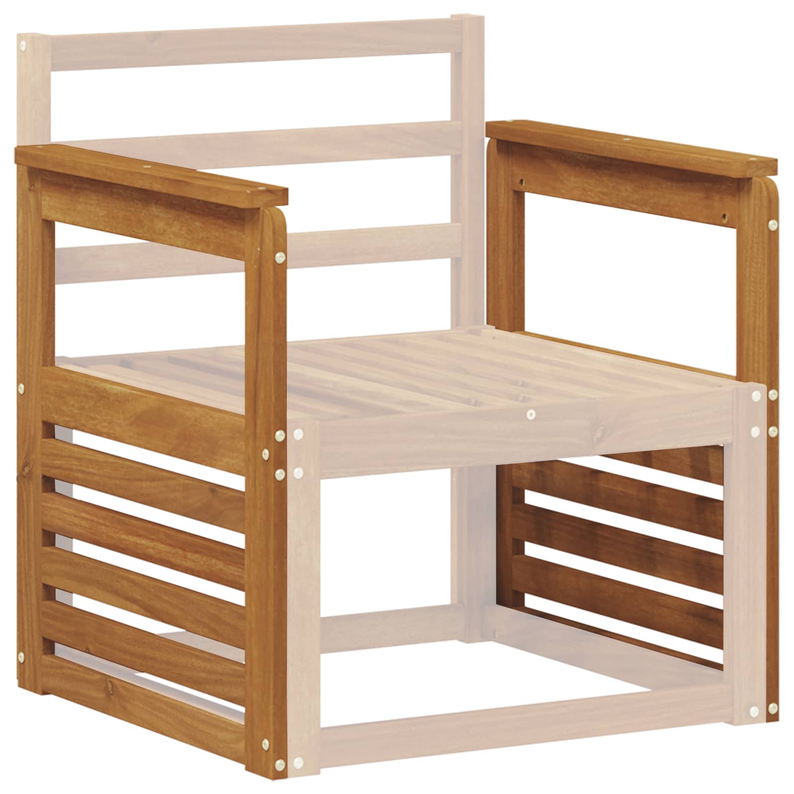 Naslonjači 2 pcs Smeđa 59 x 6 x 61 cm Konstruirano drvo
