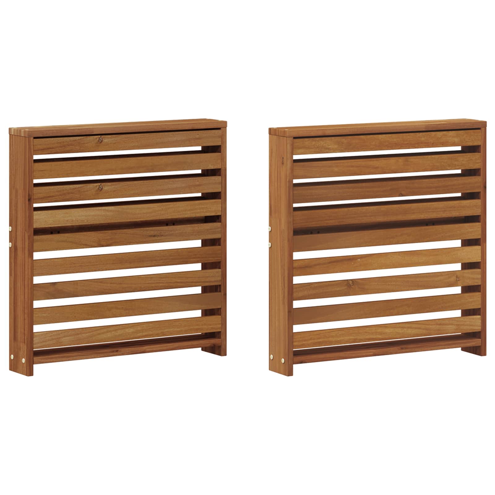 Nasloni za ruke 2 pcs Smeđa 58.5 x 10 x 61 cm Konstruirano drvo