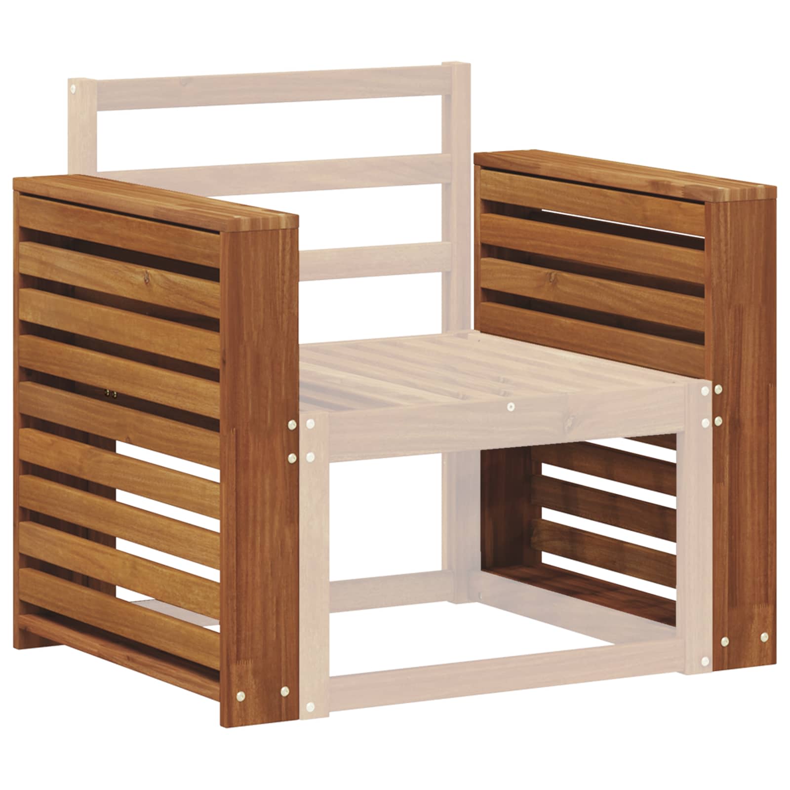 Nasloni za ruke 2 pcs Smeđa 58.5 x 10 x 61 cm Konstruirano drvo