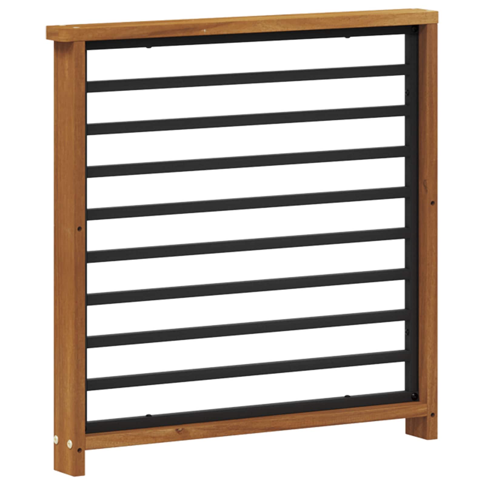 Naslon 2 pcs Prirodna 60 x 6 x 61 cm Čvrsto drvo akacije