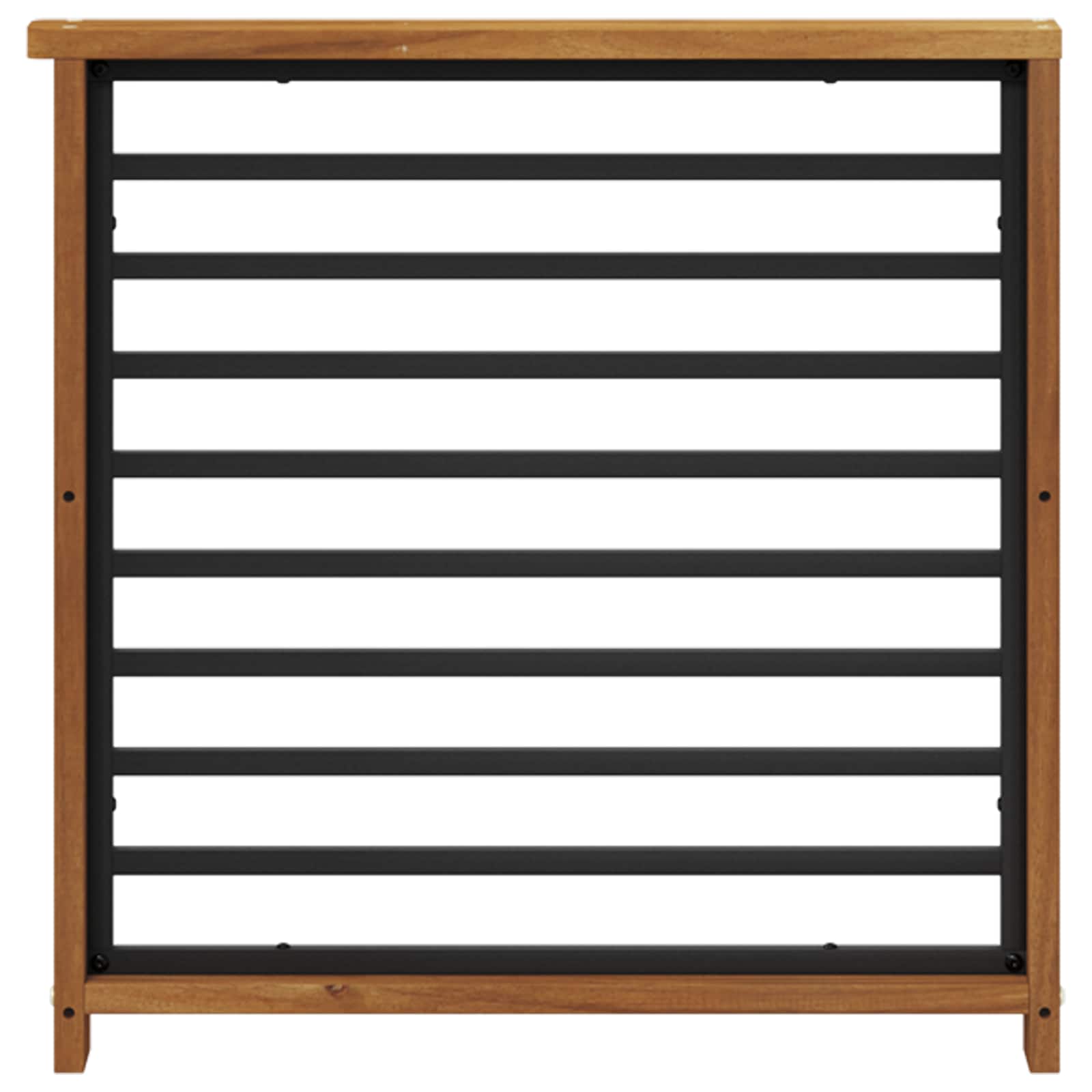 Naslon 2 pcs Prirodna 60 x 6 x 61 cm Čvrsto drvo akacije
