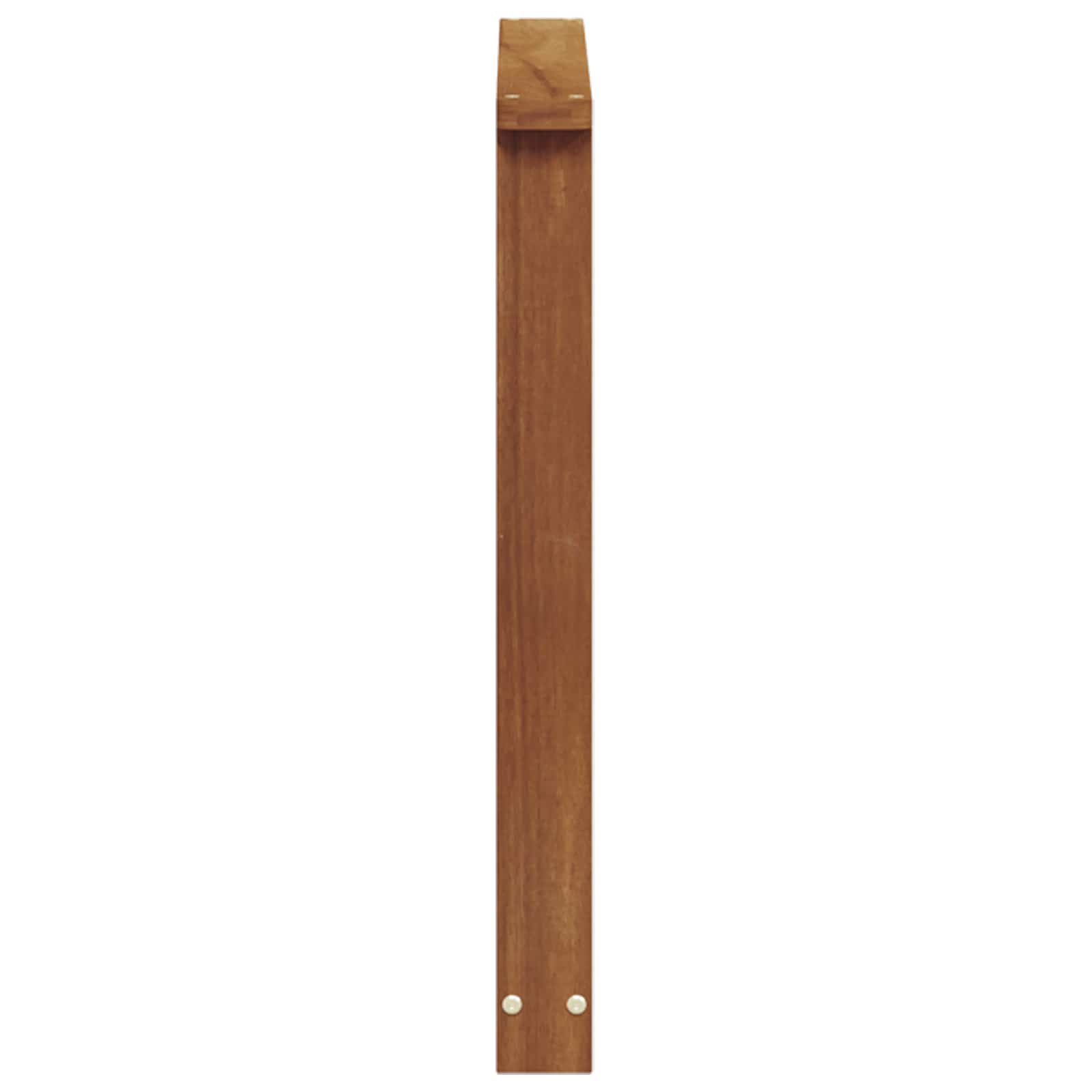 Naslon 2 pcs Prirodna 60 x 6 x 61 cm Čvrsto drvo akacije