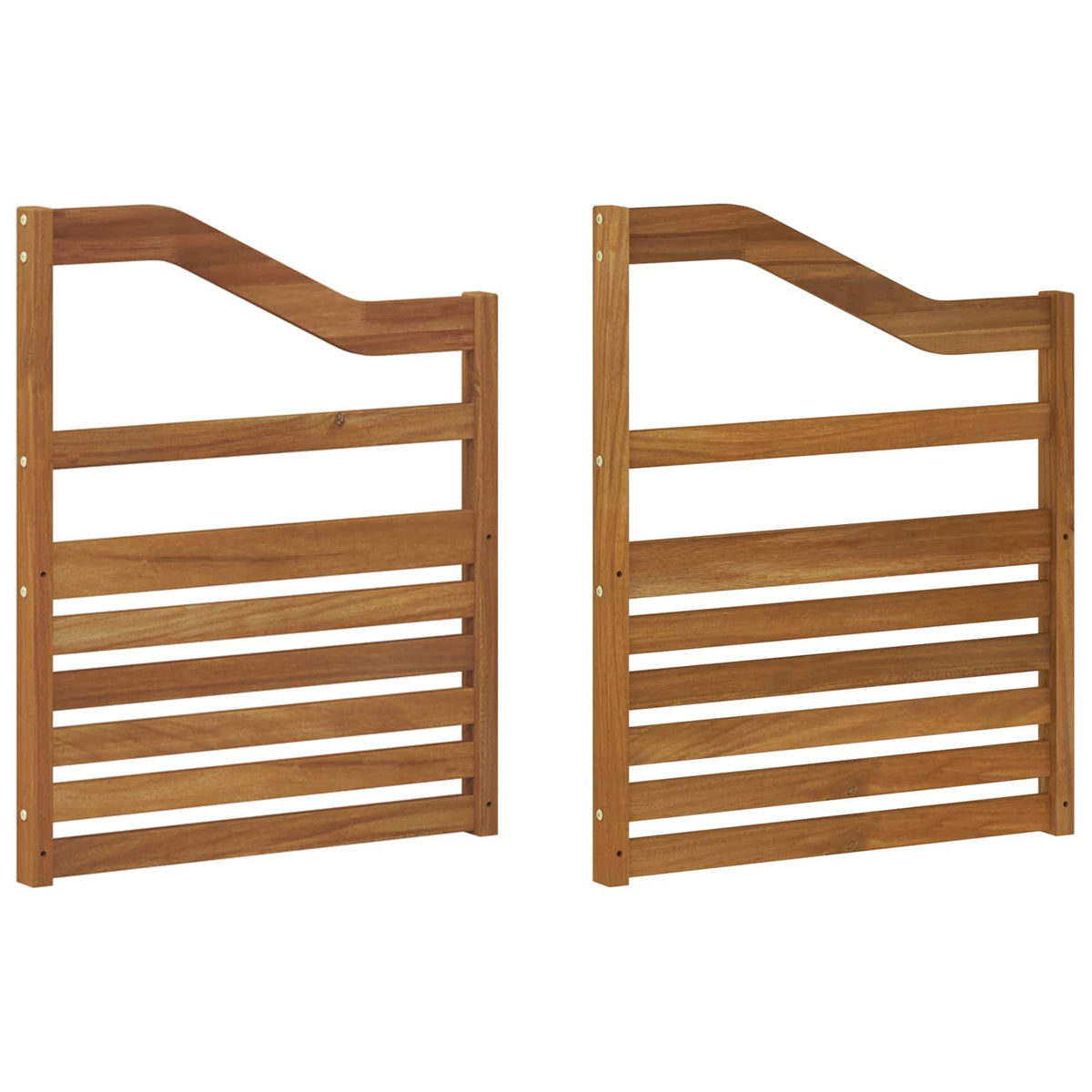 Nasloni za ruke 2 pcs Smeđa 59 x 4 x 73 cm Konstruirano drvo