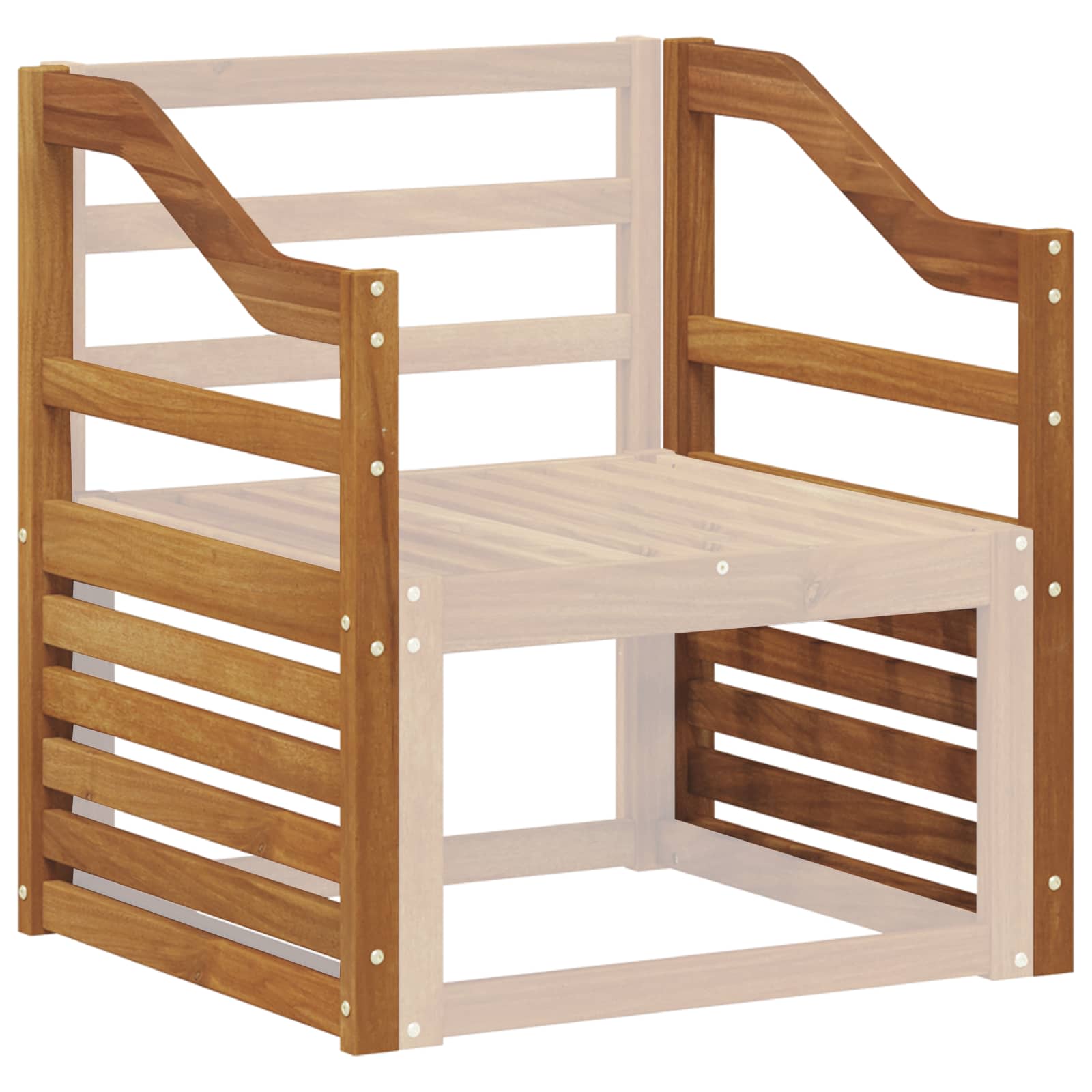 Nasloni za ruke 2 pcs Smeđa 59 x 4 x 73 cm Konstruirano drvo