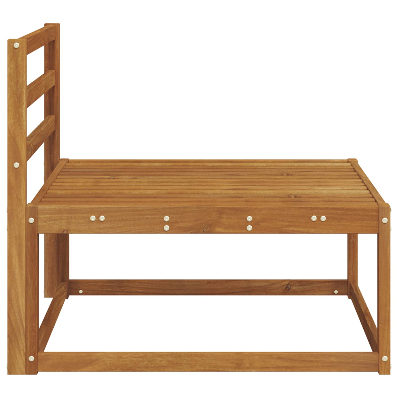 Srednja sofa za van Prirodna 79 x 83 x 73 cm