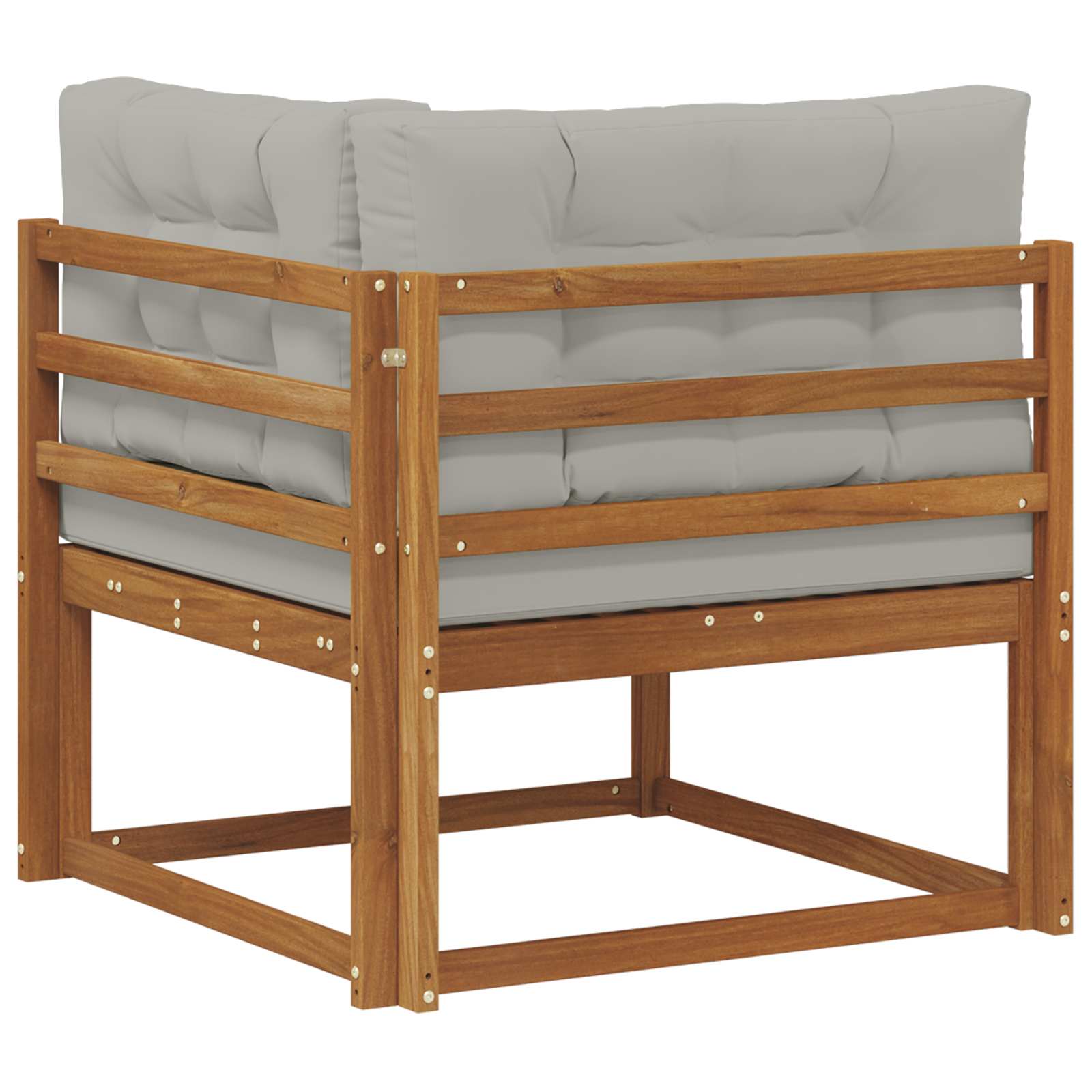 Vanjska kutna sofa Prirodna
