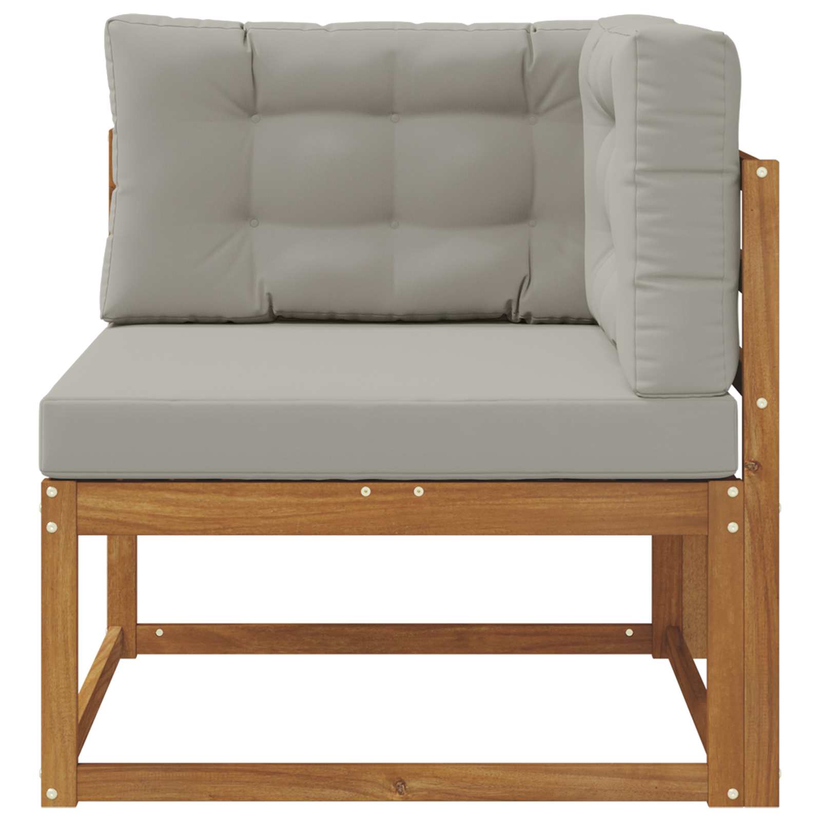 Vanjska kutna sofa Prirodna