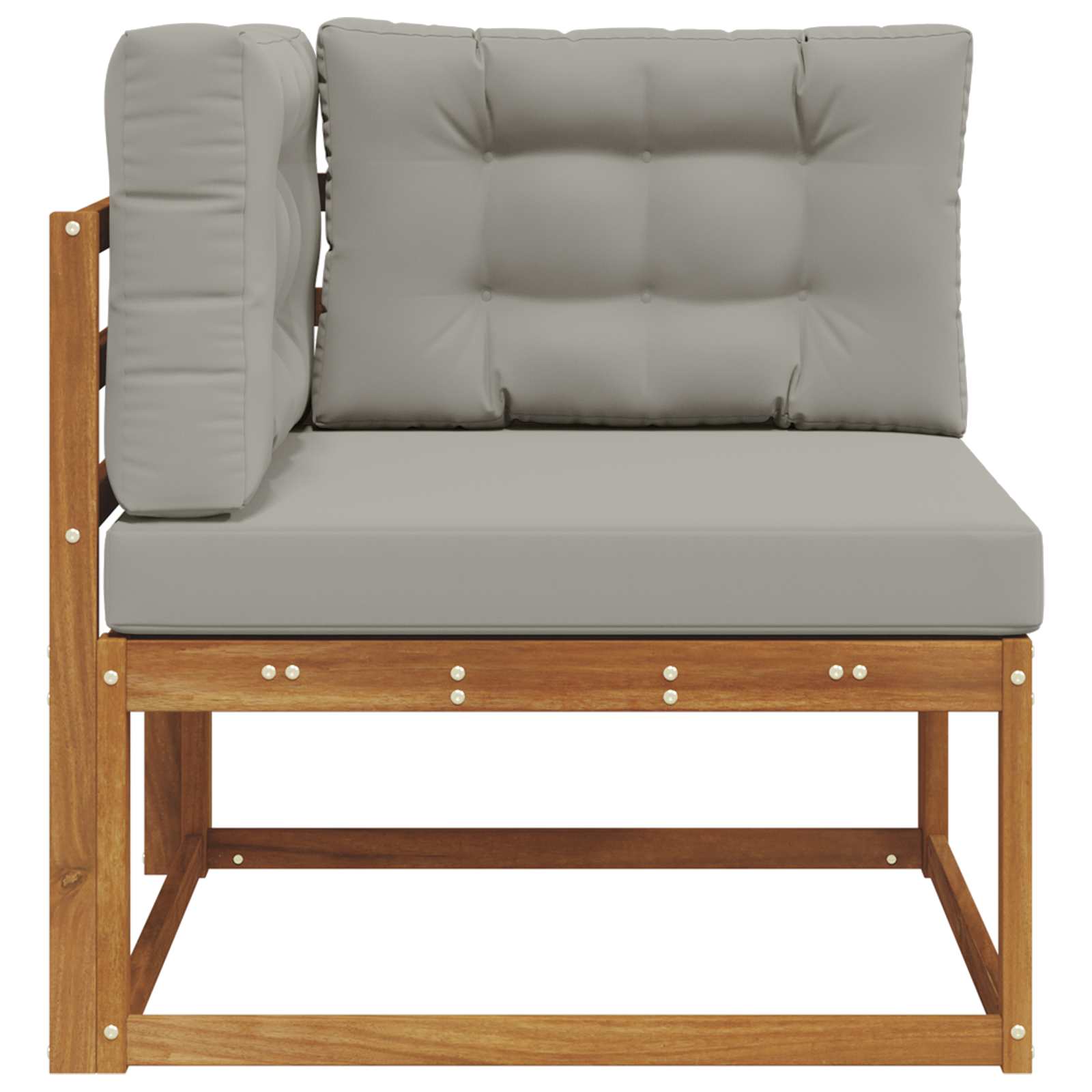 Vanjska kutna sofa Prirodna