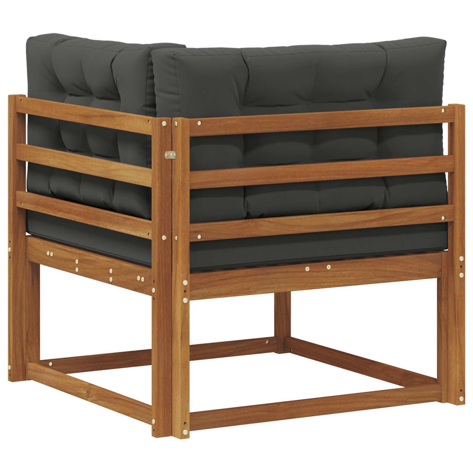 Vanjska kutna sofa Prirodna