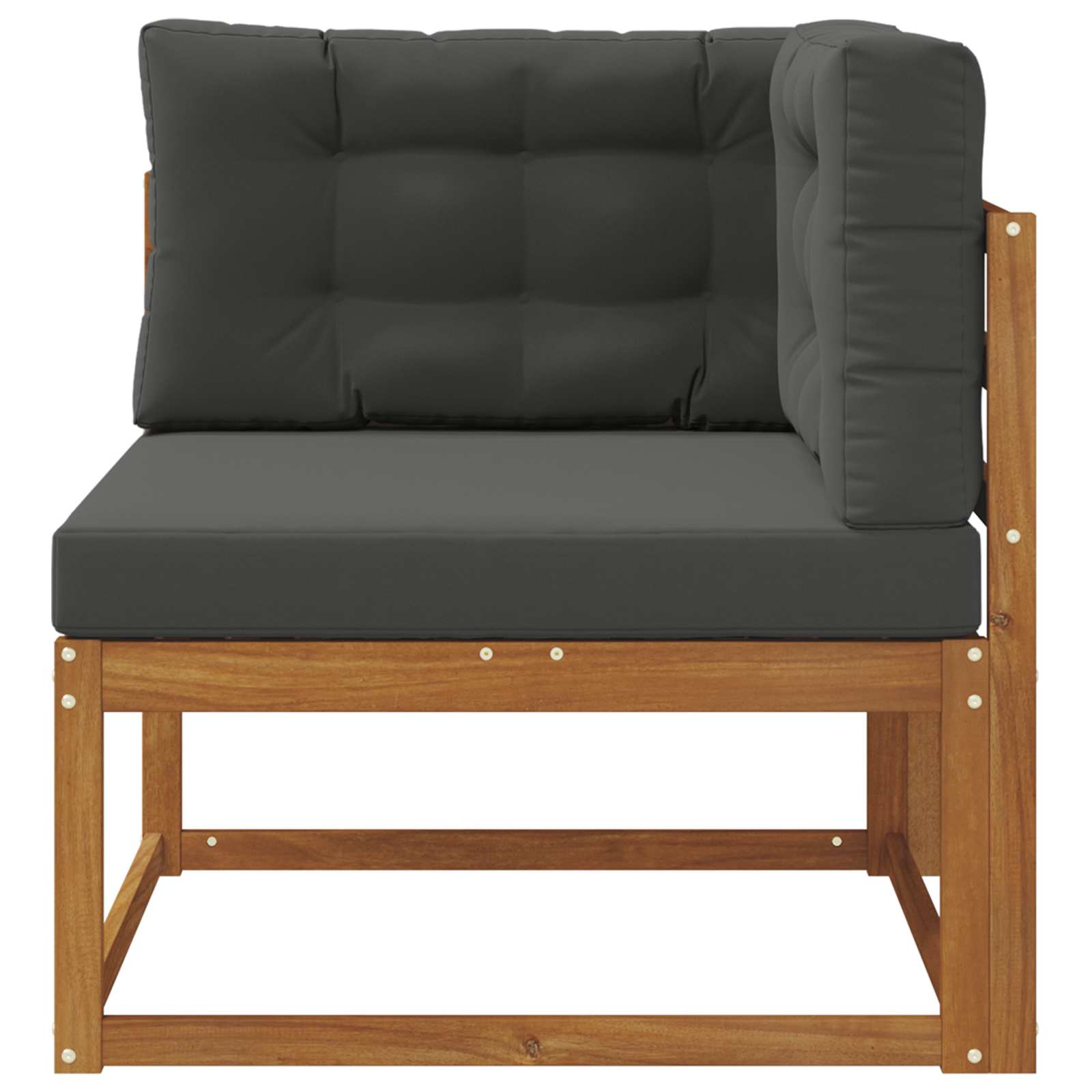 Vanjska kutna sofa Prirodna