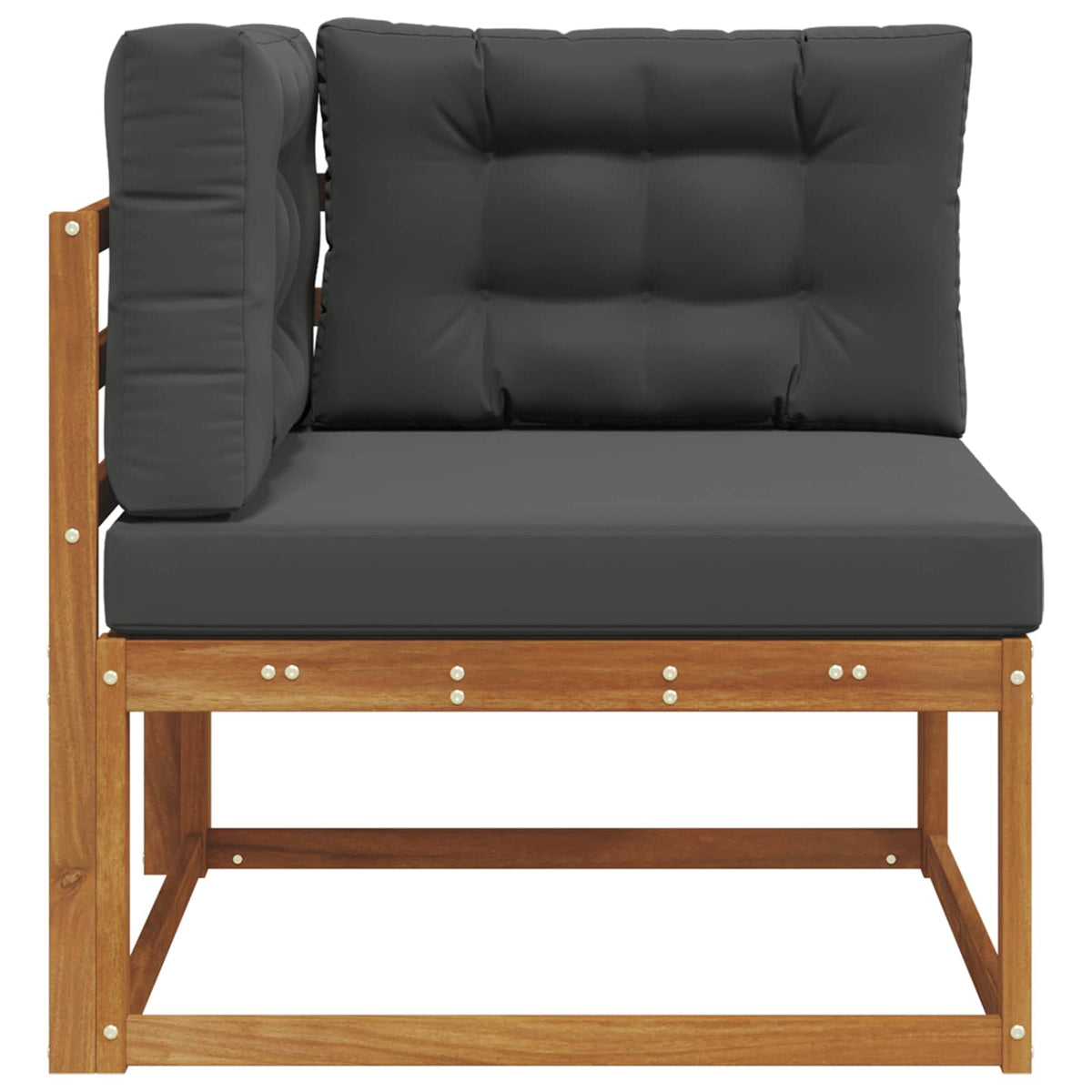 Vanjska kutna sofa Prirodna
