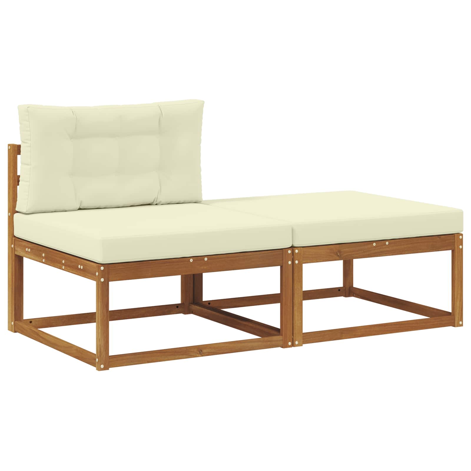 Sekcionalna sofa s jastukom 2 Komad Prirodna