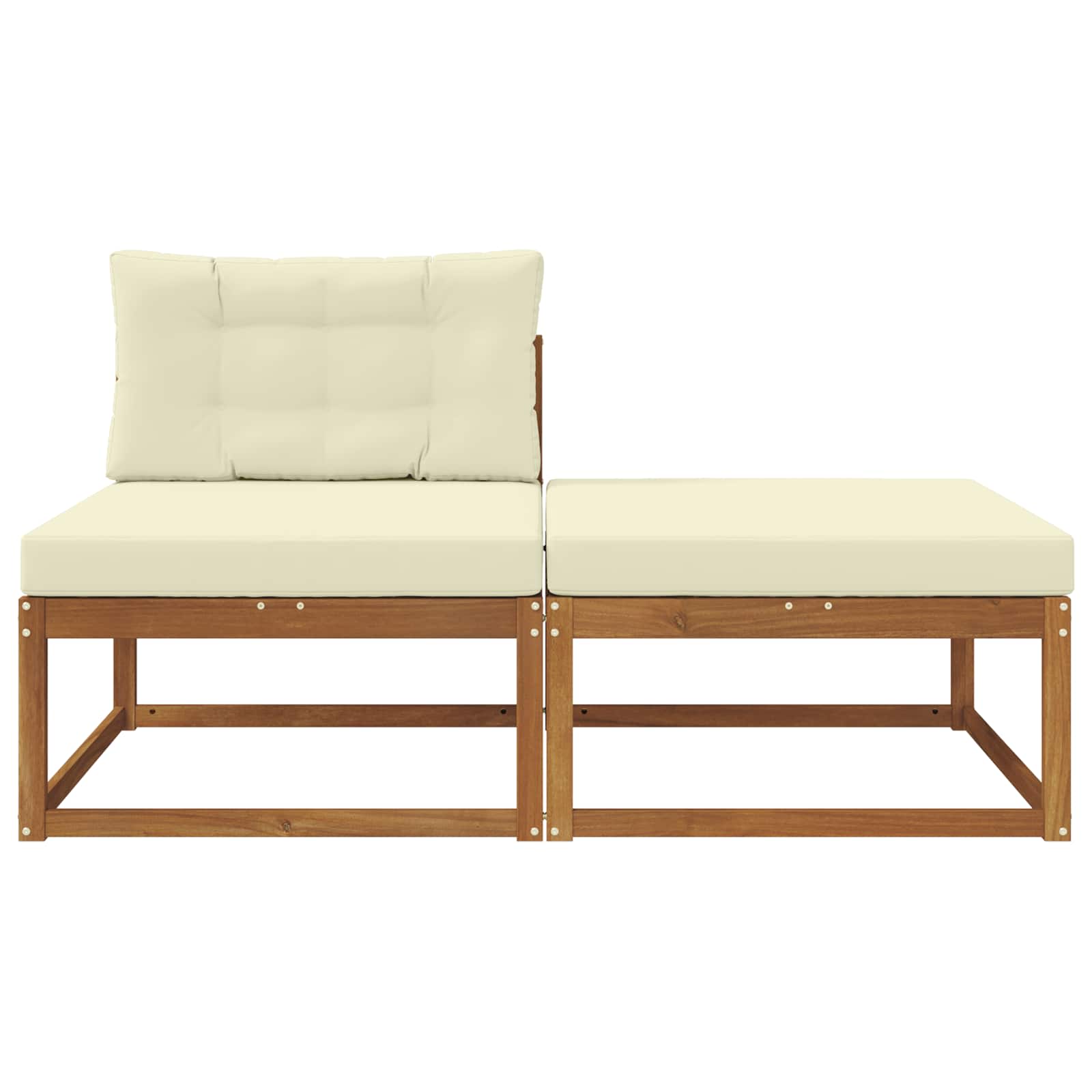 Sekcionalna sofa s jastukom 2 Komad Prirodna