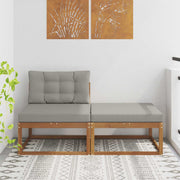 Sekcionalna sofa s jastukom 2 Komad Prirodna