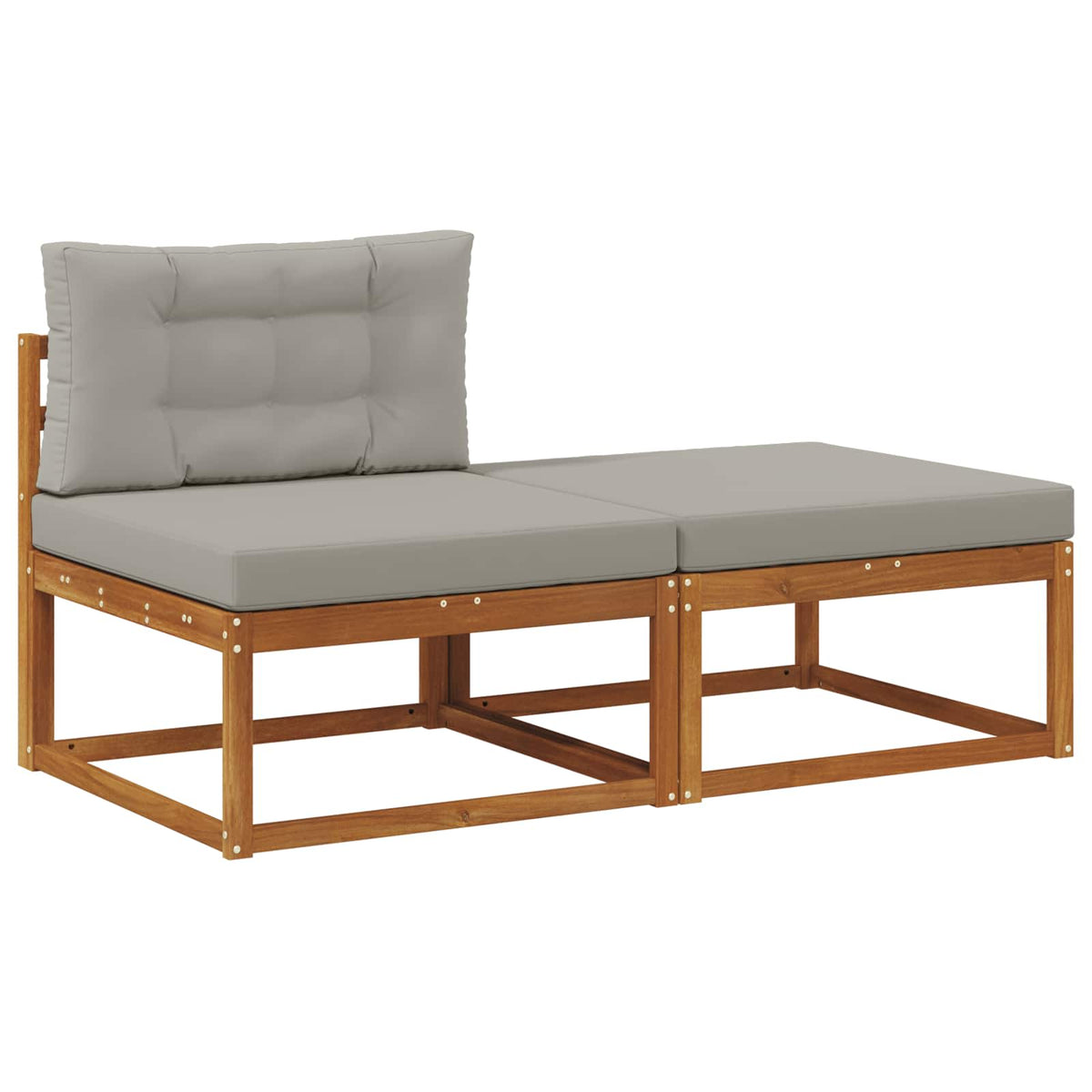 Sekcionalna sofa s jastukom 2 Komad Prirodna