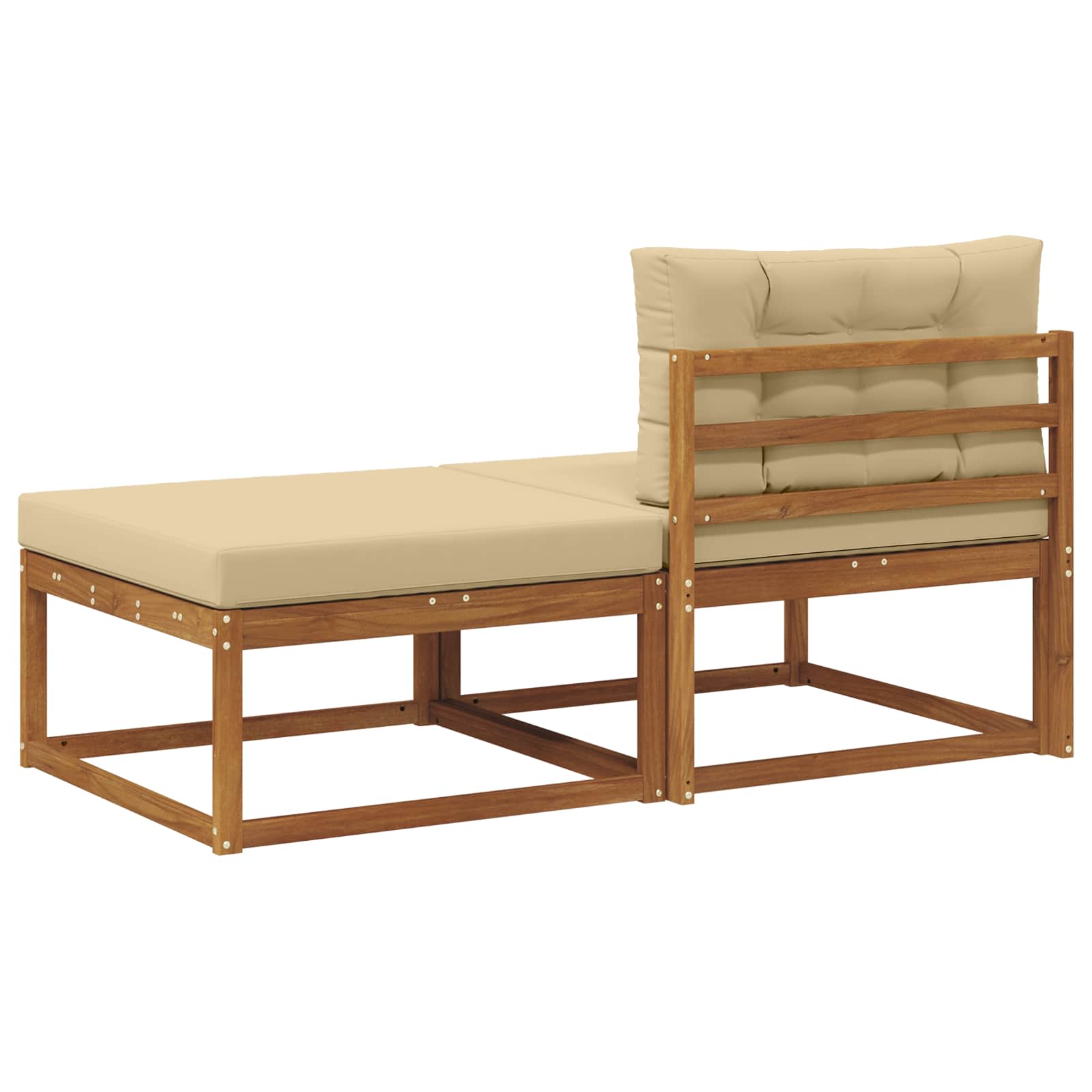 Sekcionalna sofa s jastukom 2 Komad Prirodna
