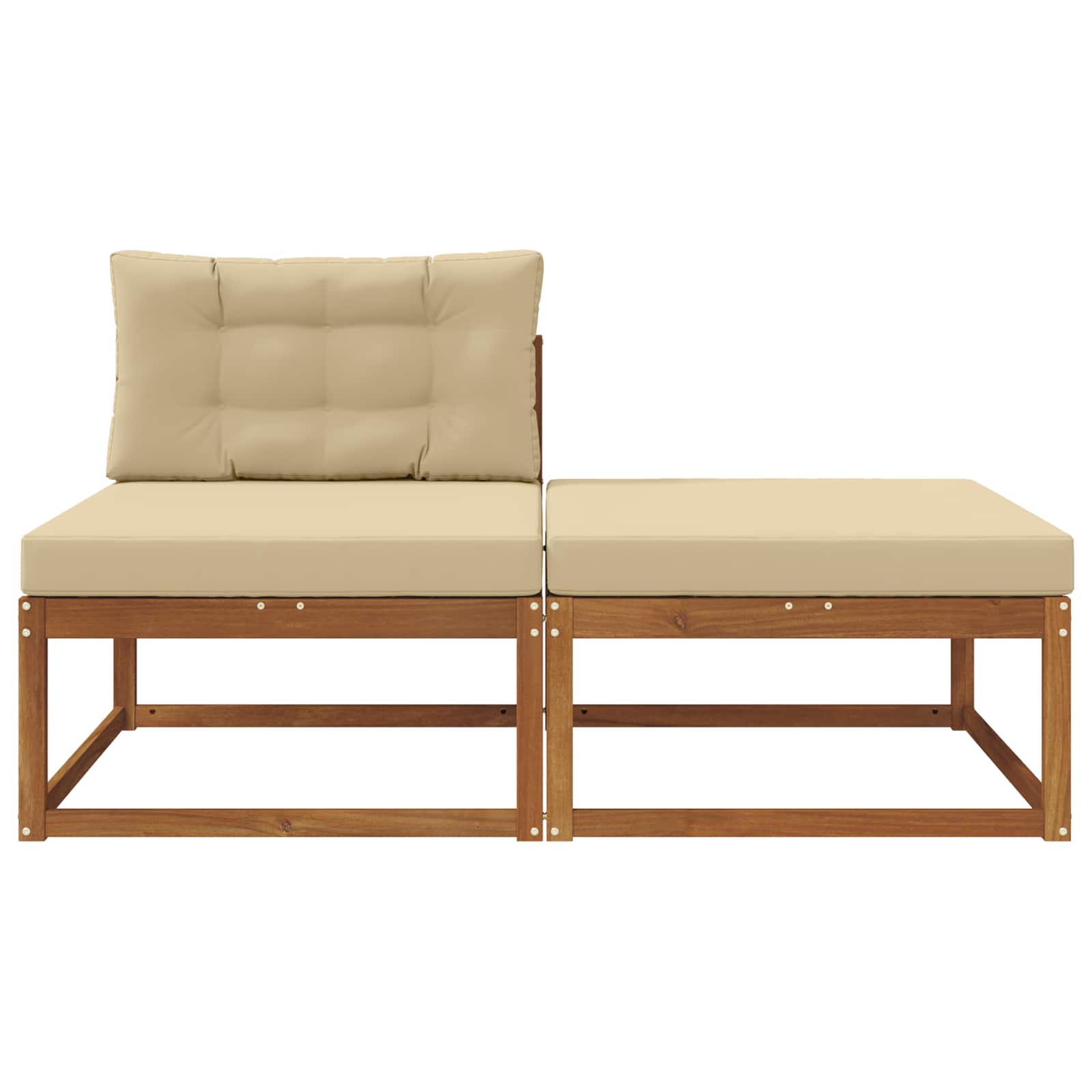 Sekcionalna sofa s jastukom 2 Komad Prirodna