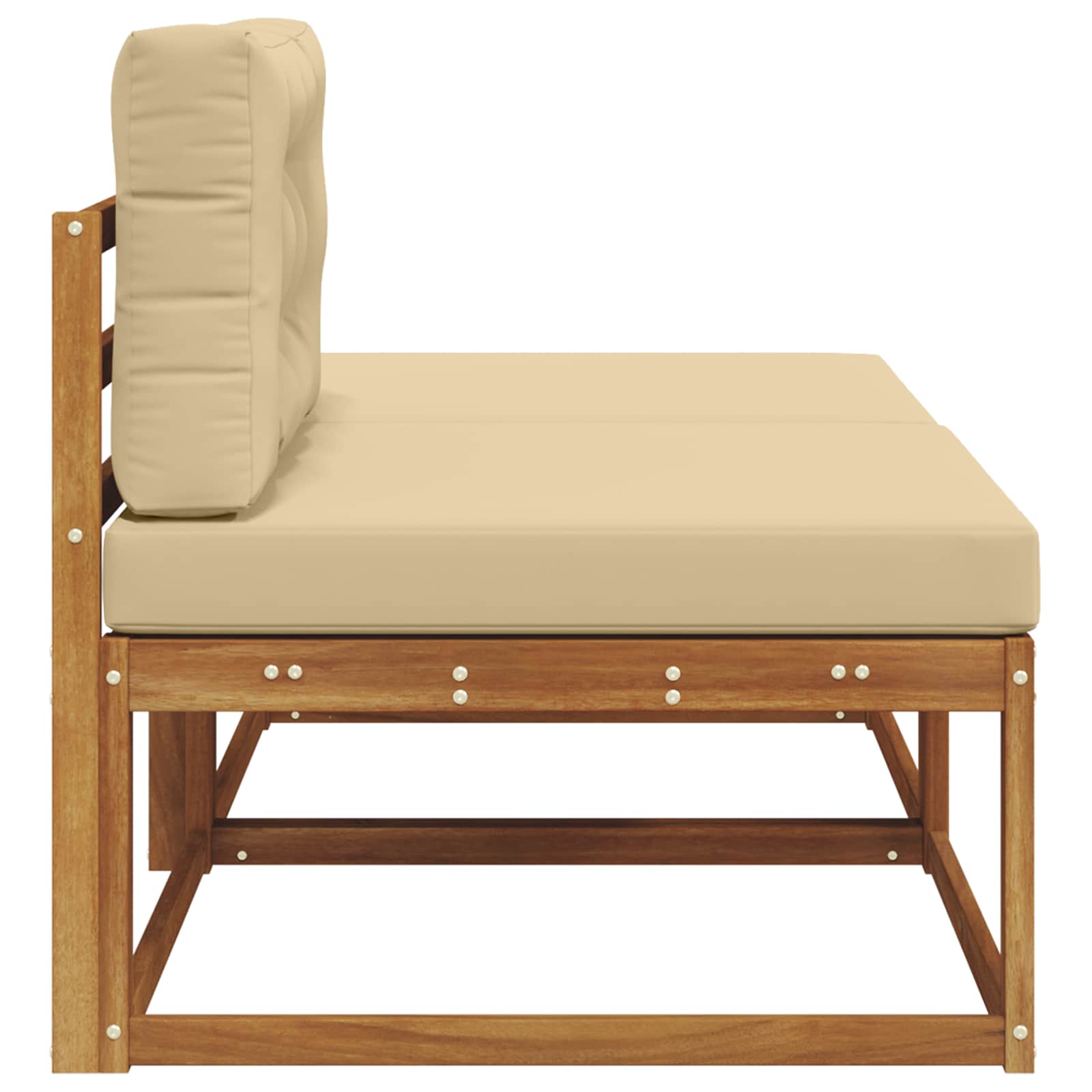 Sekcionalna sofa s jastukom 2 Komad Prirodna