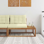 Vanjski krajnji kauč s jastukom Prirodna 115 x 83 x 73 cm