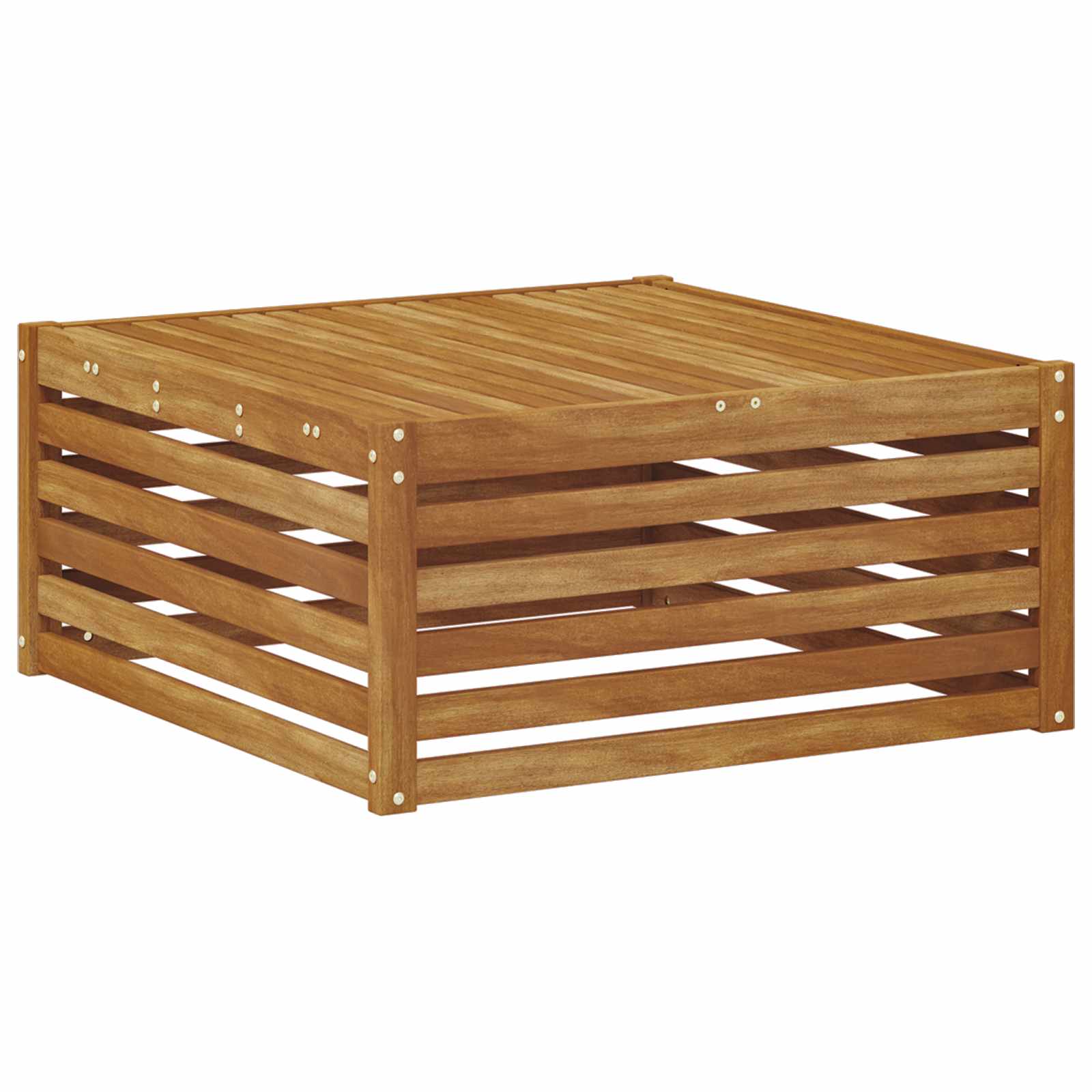 Vanjski stol Čvrsto drvo akacije Prirodna 79 x 79 x 37 cm