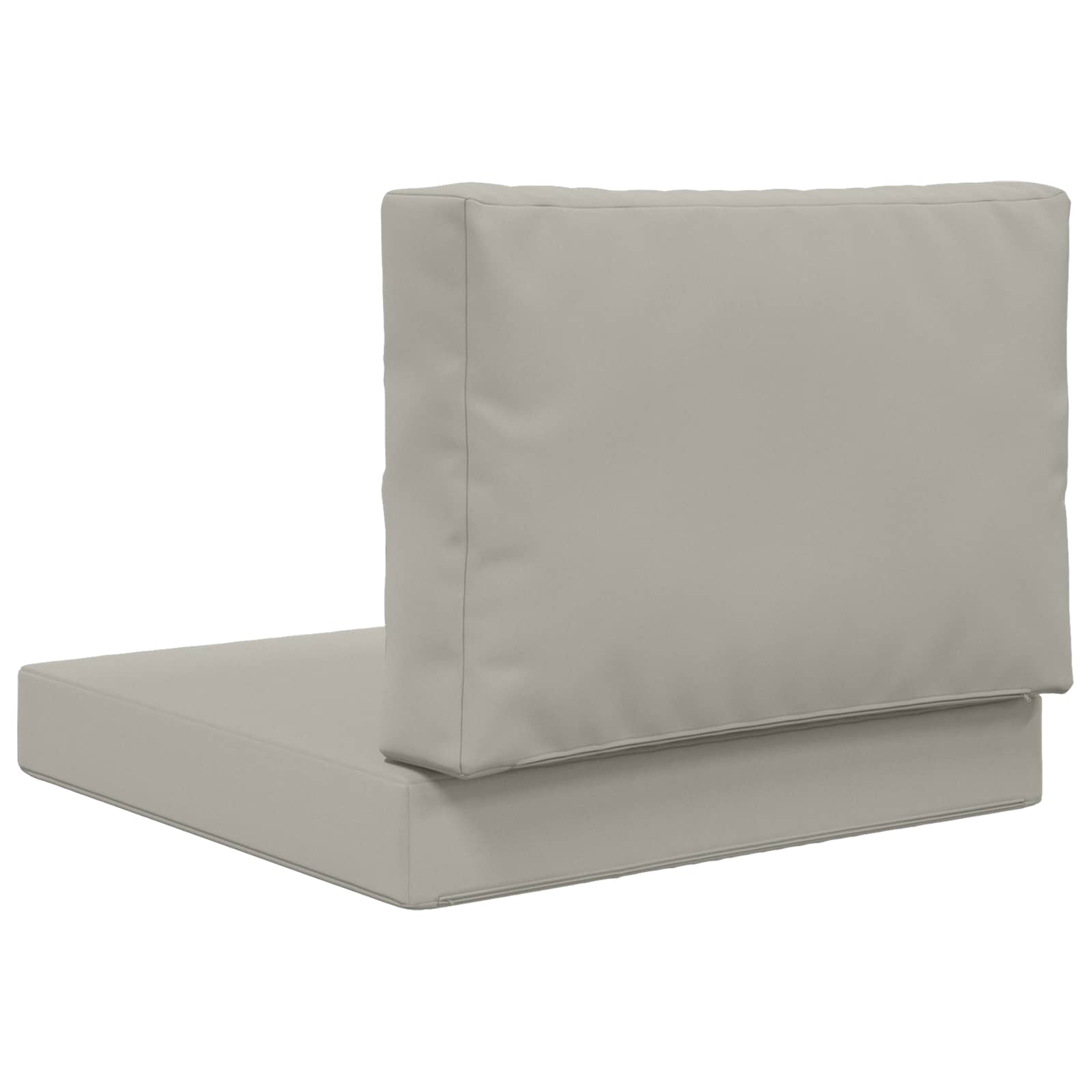 Jastuk za vanjsku sofU 2 pcs Sivi Poliester