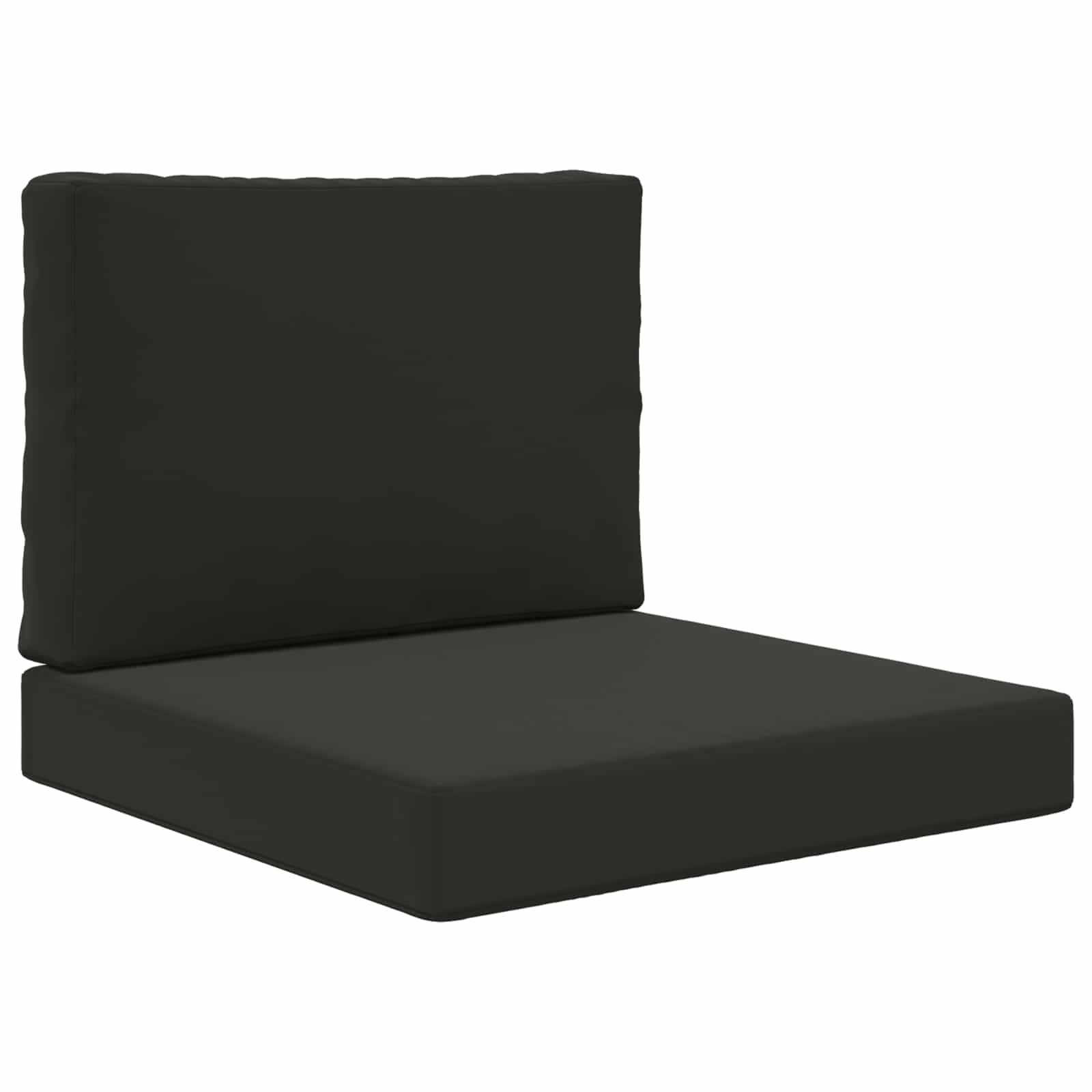 Jastuk za vanjsku sofU 2 pcs Crna Poliester