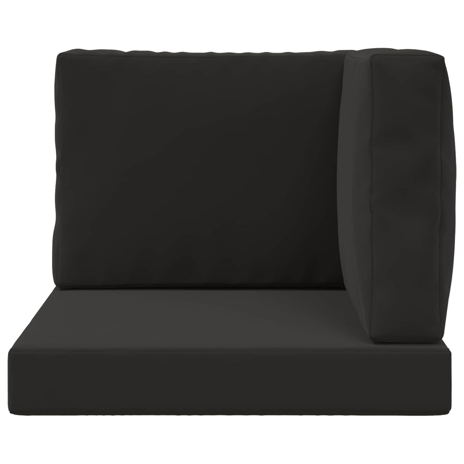 Jastuk za vanjsku sofU 3 pcs Crna Poliester