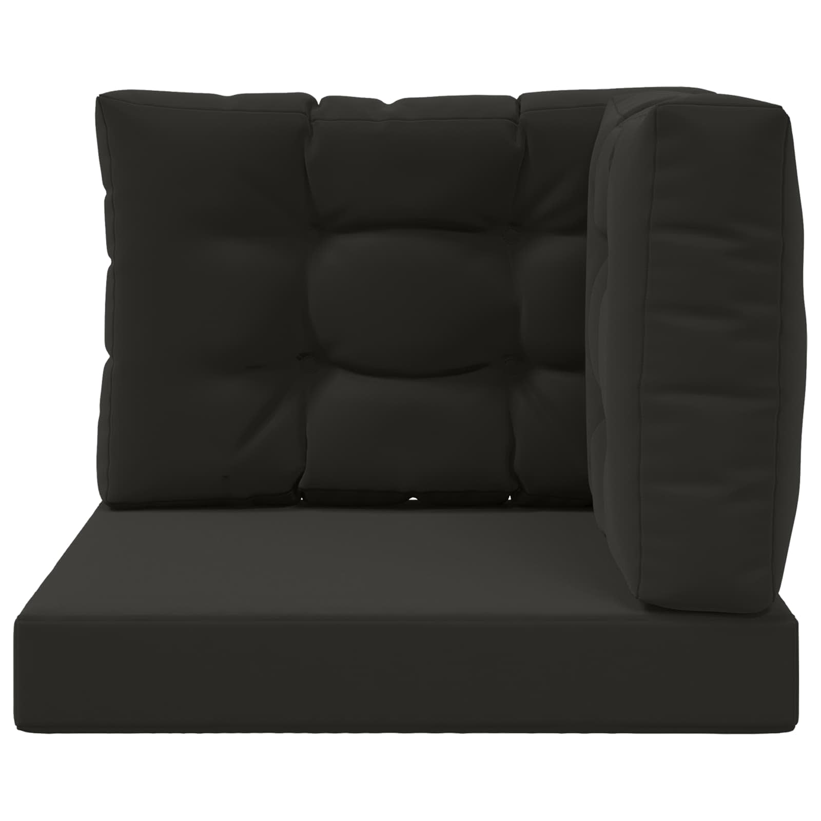 Jastuk za vanjsku sofU 3 pcs Crna Poliester
