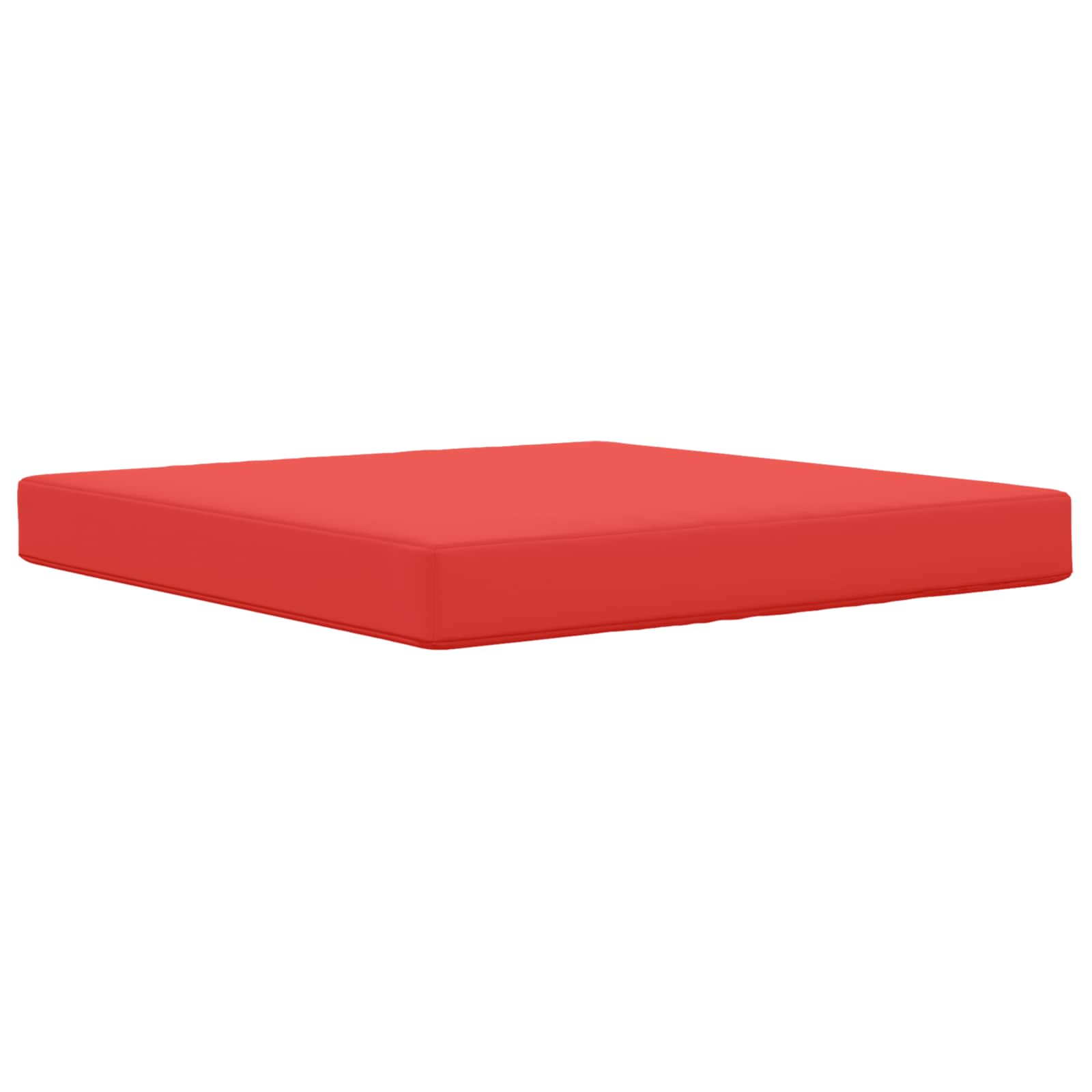 Jastuk za vanjsku sofU Crvena 80 x 80 x 8 cm Poliester