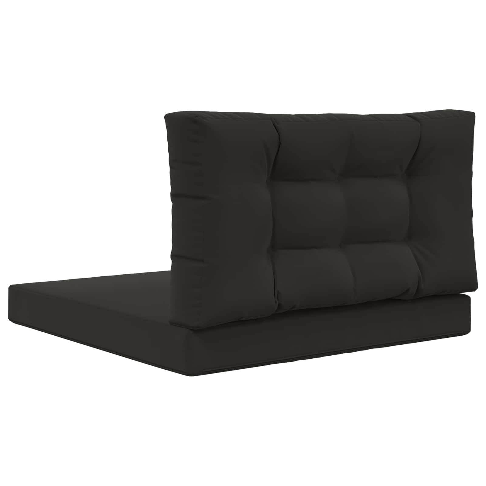Jastuk za vanjsku sofU 2 pcs Crna Poliester