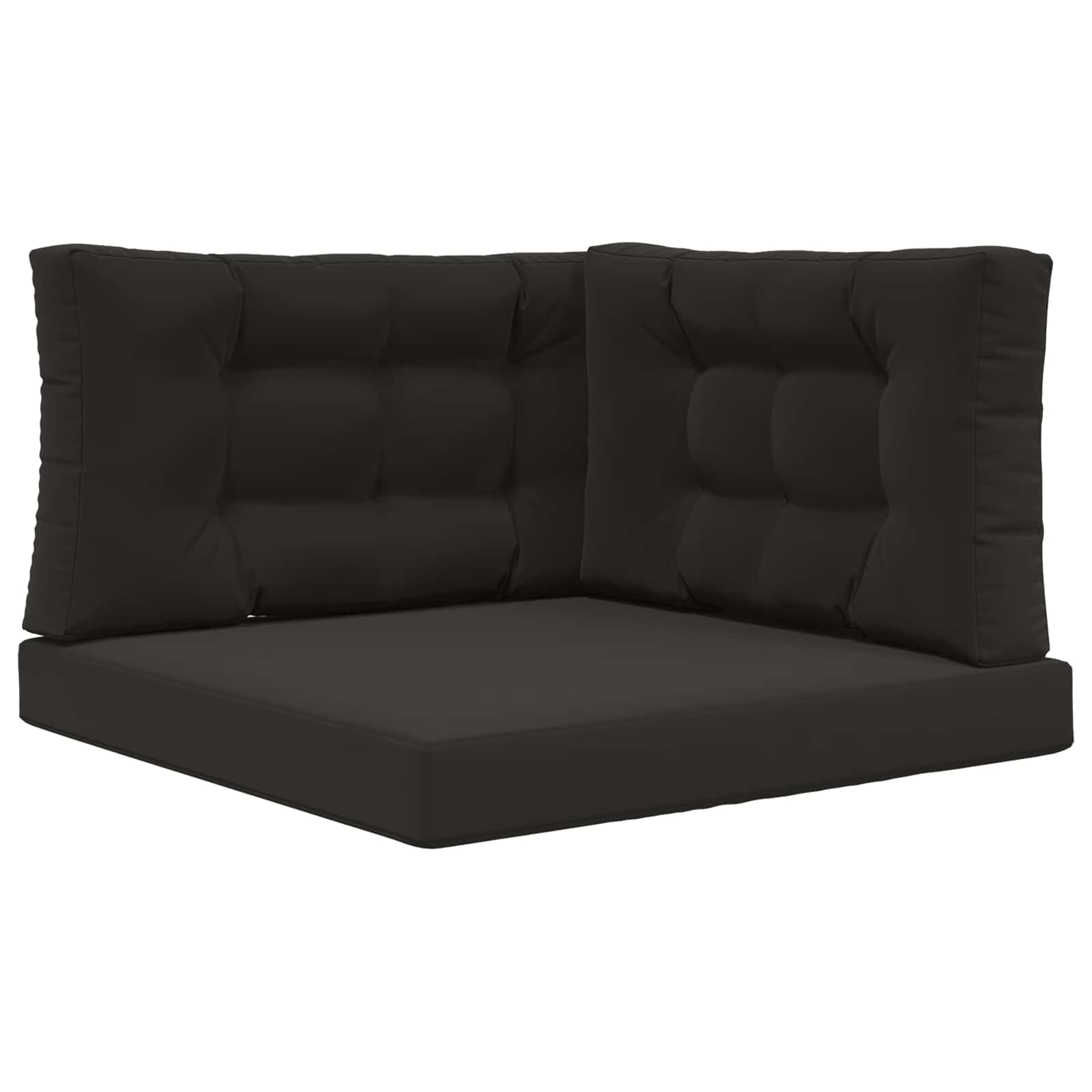 Jastuk za vanjsku sofU 3 pcs Crna Poliester