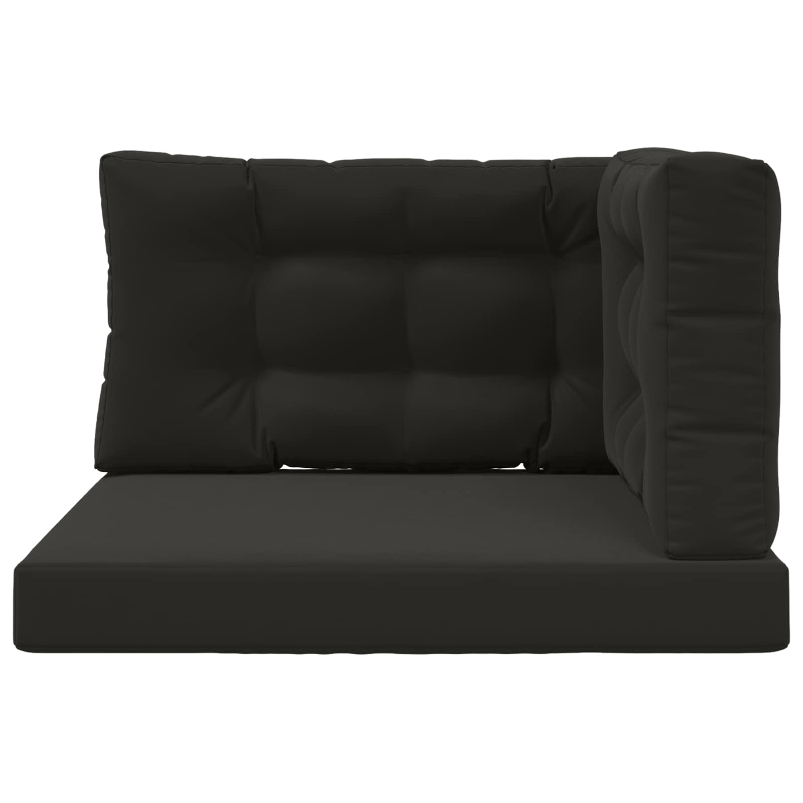 Jastuk za vanjsku sofU 3 pcs Crna Poliester