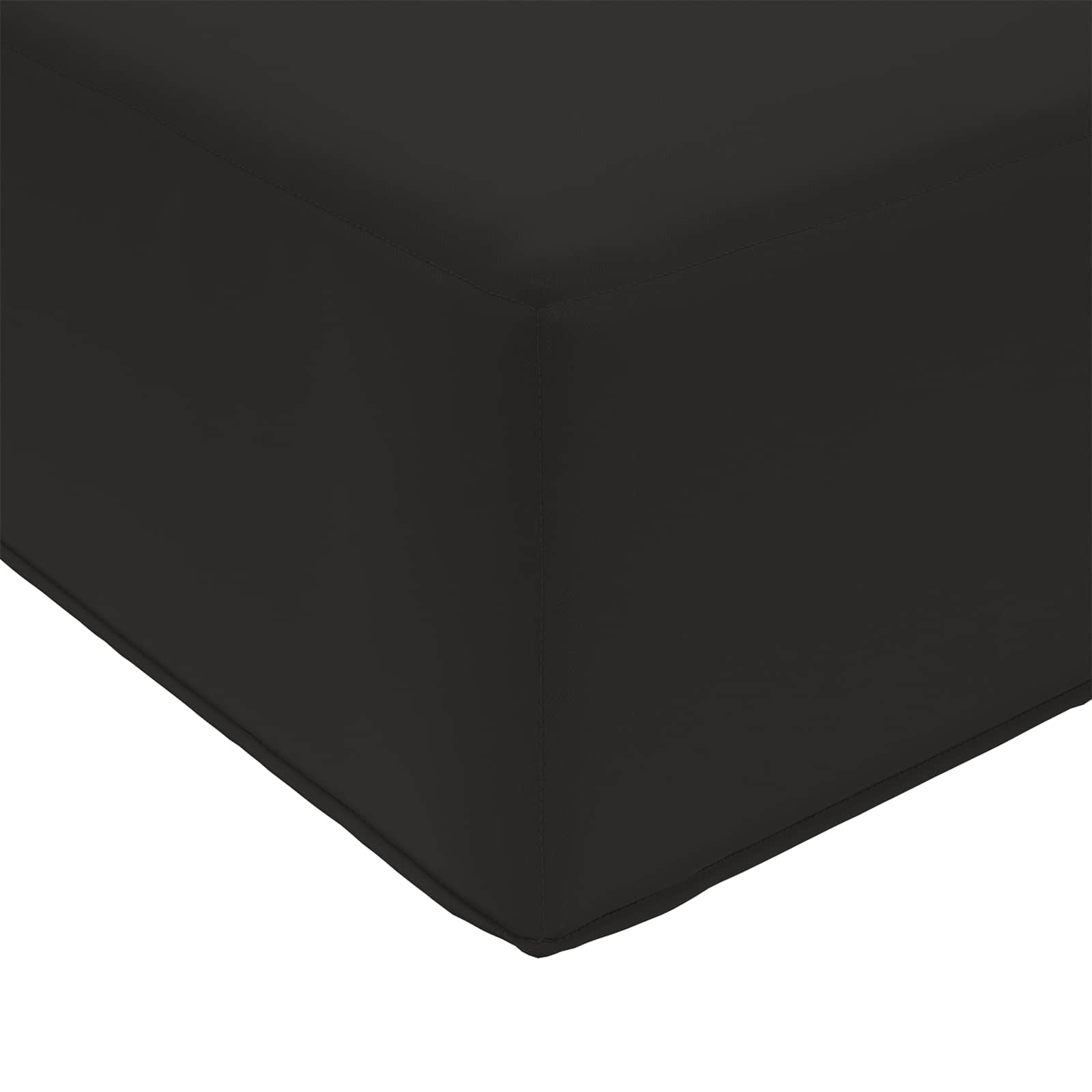 Jastučić za sjedenje na otvorenom Crna 80 x 40 x 8 cm