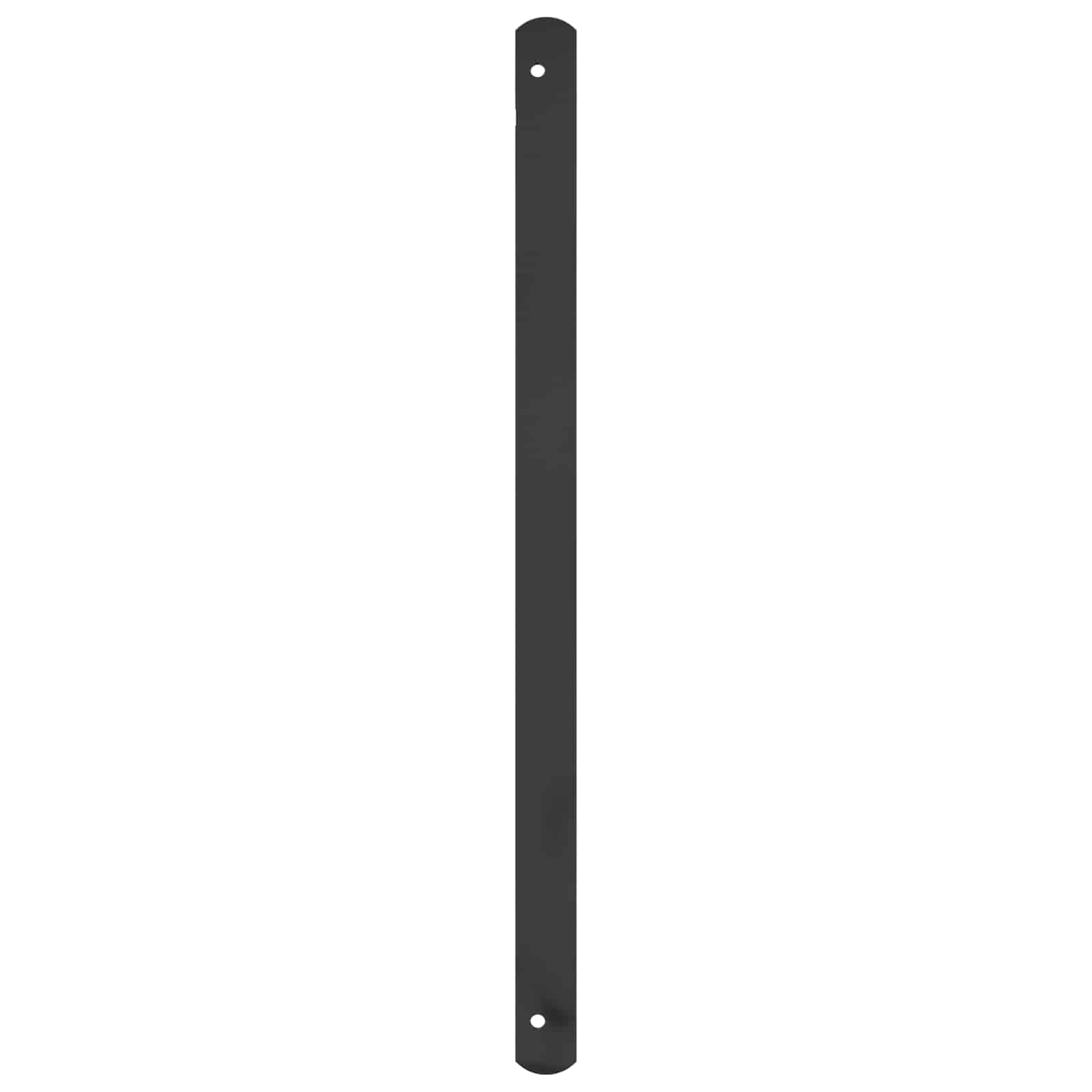 Rešetka za prozor 175 x 60 cm Čelik s prahom premazan Crna