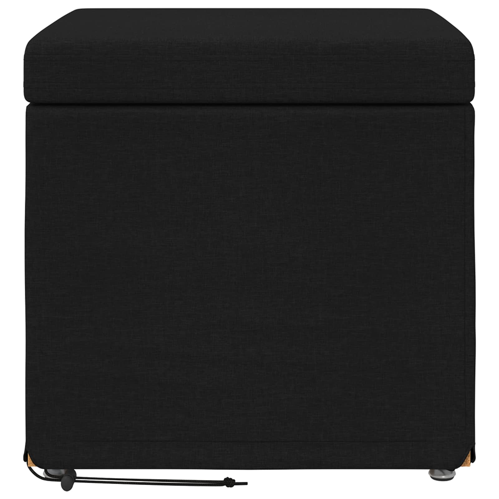 Stolica Crna 41 x 41 x 40 cm Tkanina i konstruirano drvo
