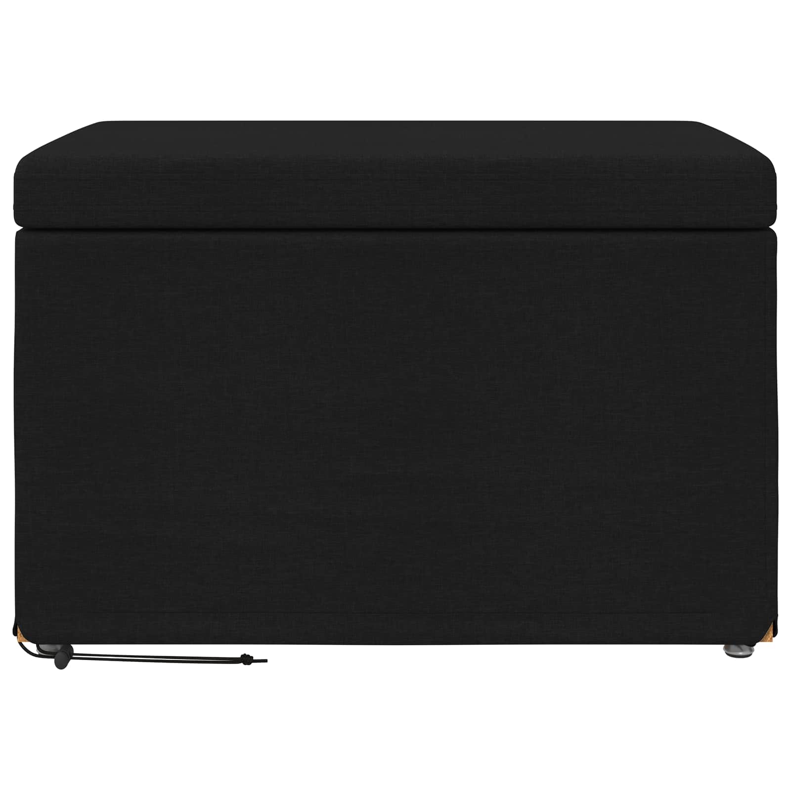 Stolica Crna 61 x 41 x 40 cm Tkanina i konstruirano drvo