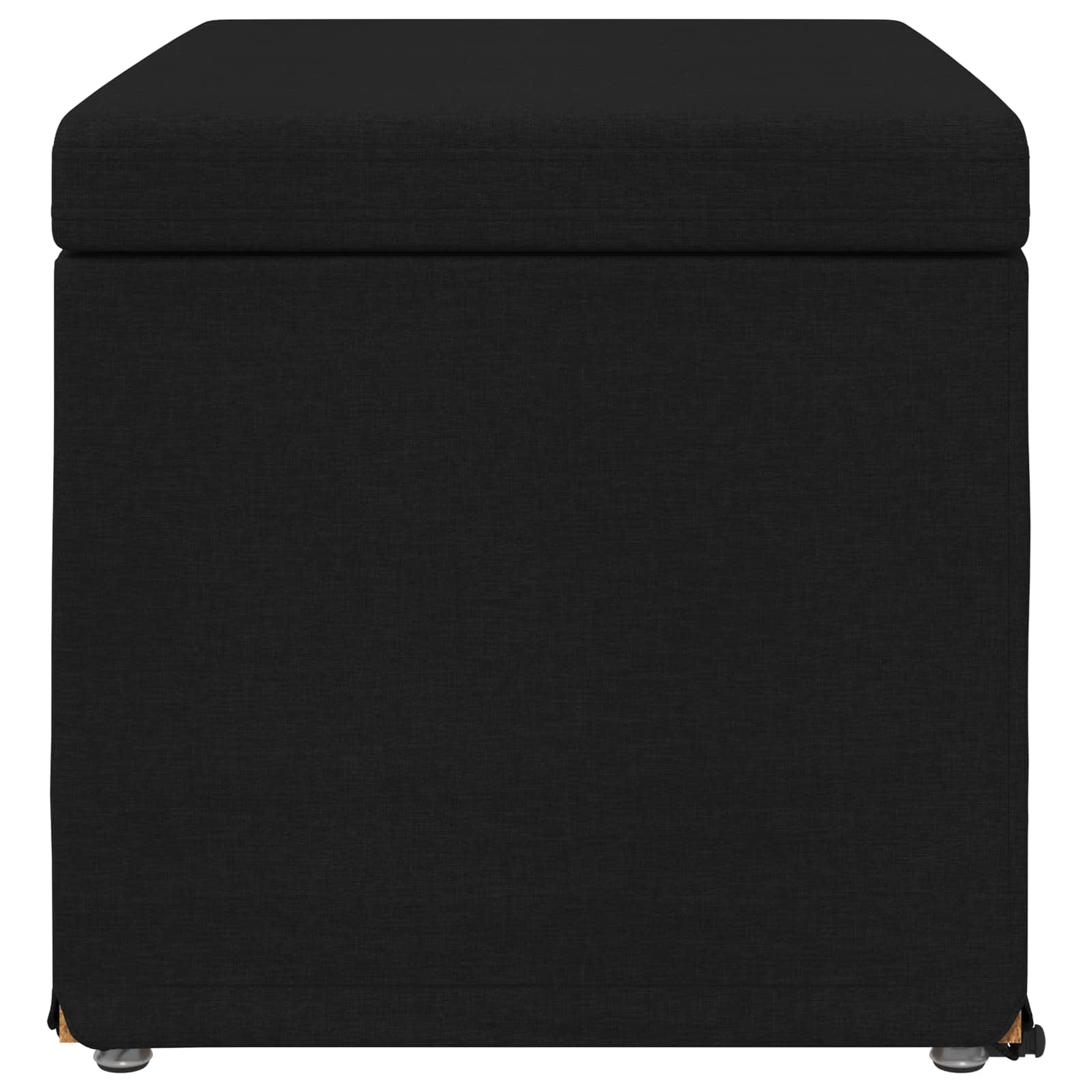 Stolica Crna 61 x 41 x 40 cm Tkanina i konstruirano drvo