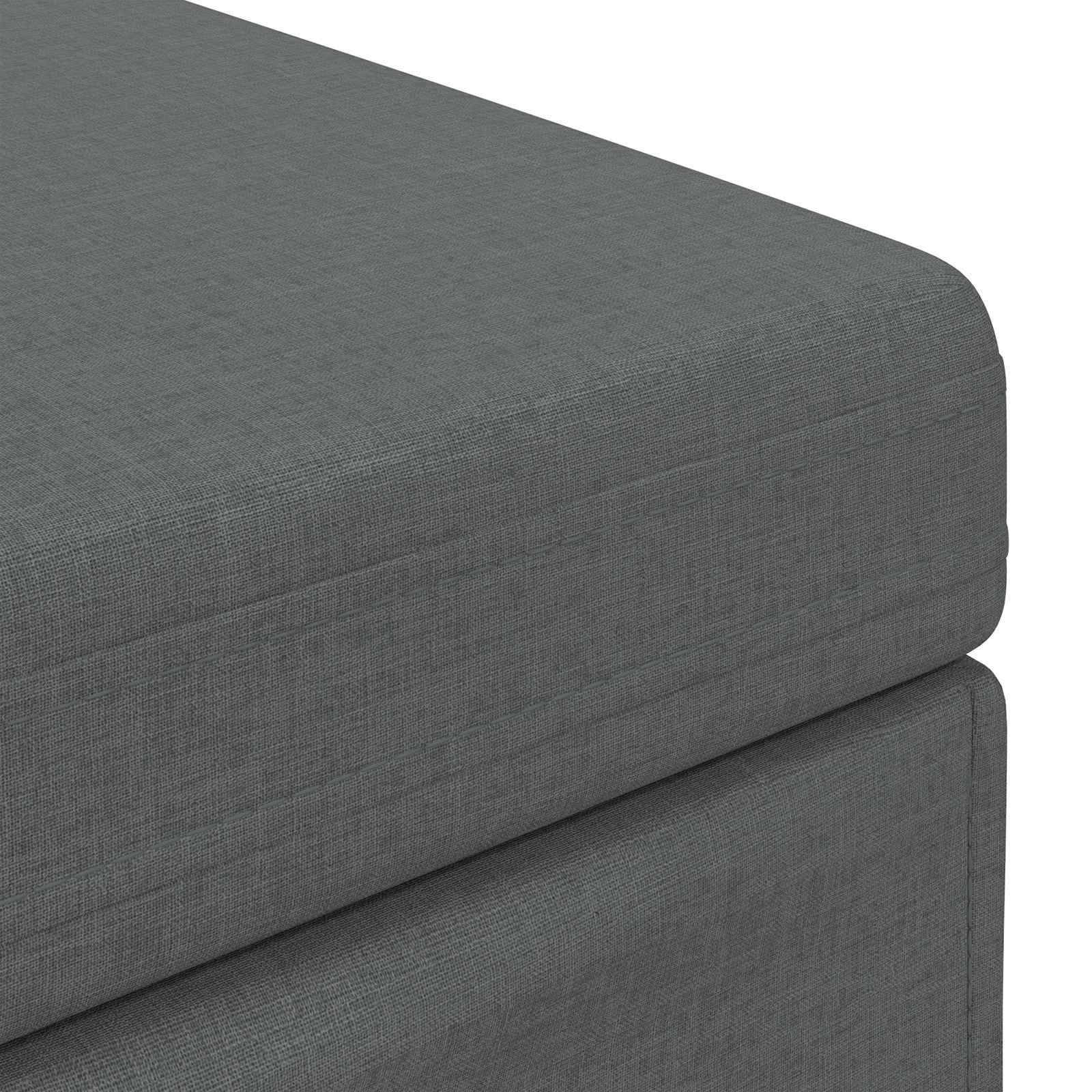 Stolica Tamno siva 81 x 41 x 40 cm Tkanina i konstruirano drvo