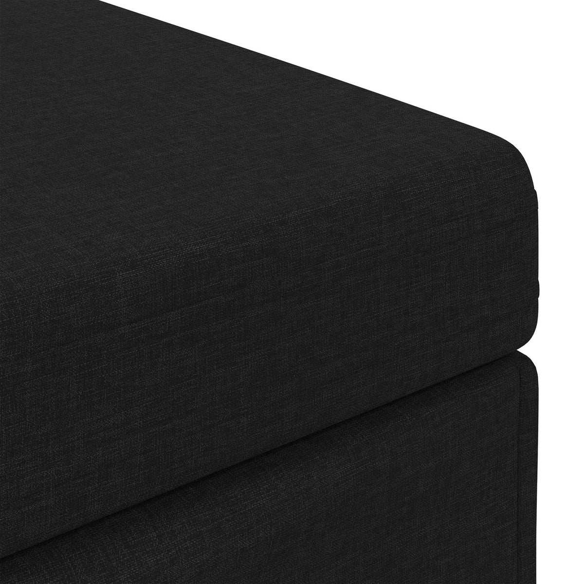 Stolica Crna 81 x 41 x 40 cm Tkanina i konstruirano drvo