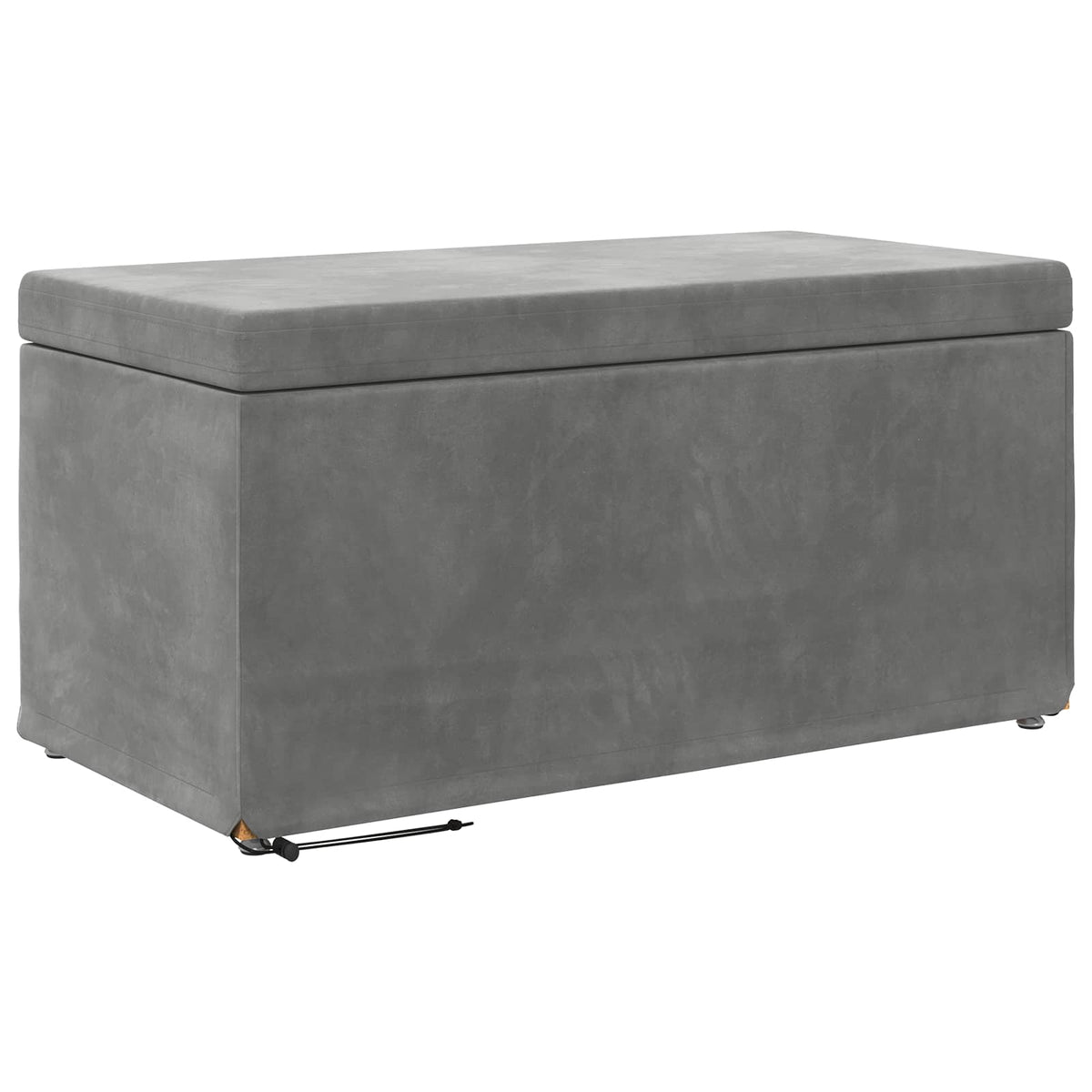 Stolica Tamno siva 81 x 41 x 40 cm Svileni i Fino Radeći Drvo