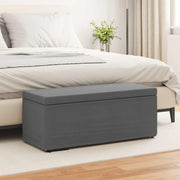 Stolica Tamno siva 101 x 41 x 40 cm Tkanina i konstruirano drvo