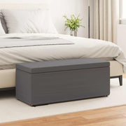Stolica Siva 101 x 41 x 40 cm Umjetna Koža i Fino Radeći Drvo