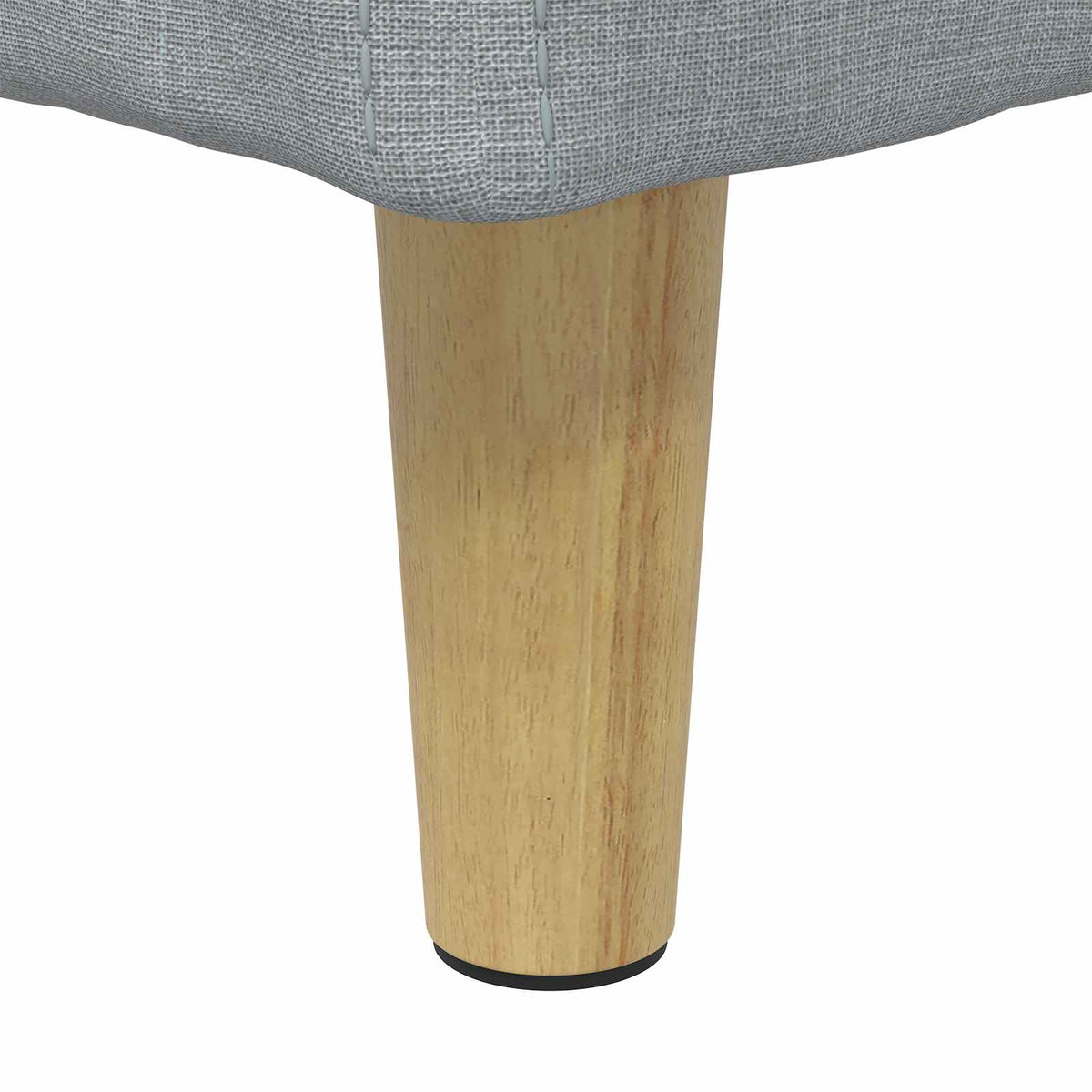 Otoman s pohranom Svijetlo siva 40 x 40 x 45 cm tkanina