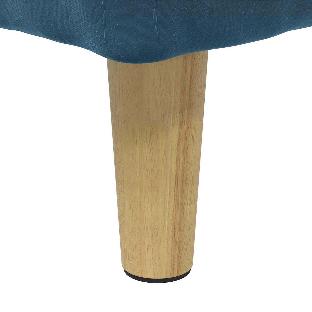 Otoman za pohranu s jastukom Plava 80 x 80 x 45 cm Baršun