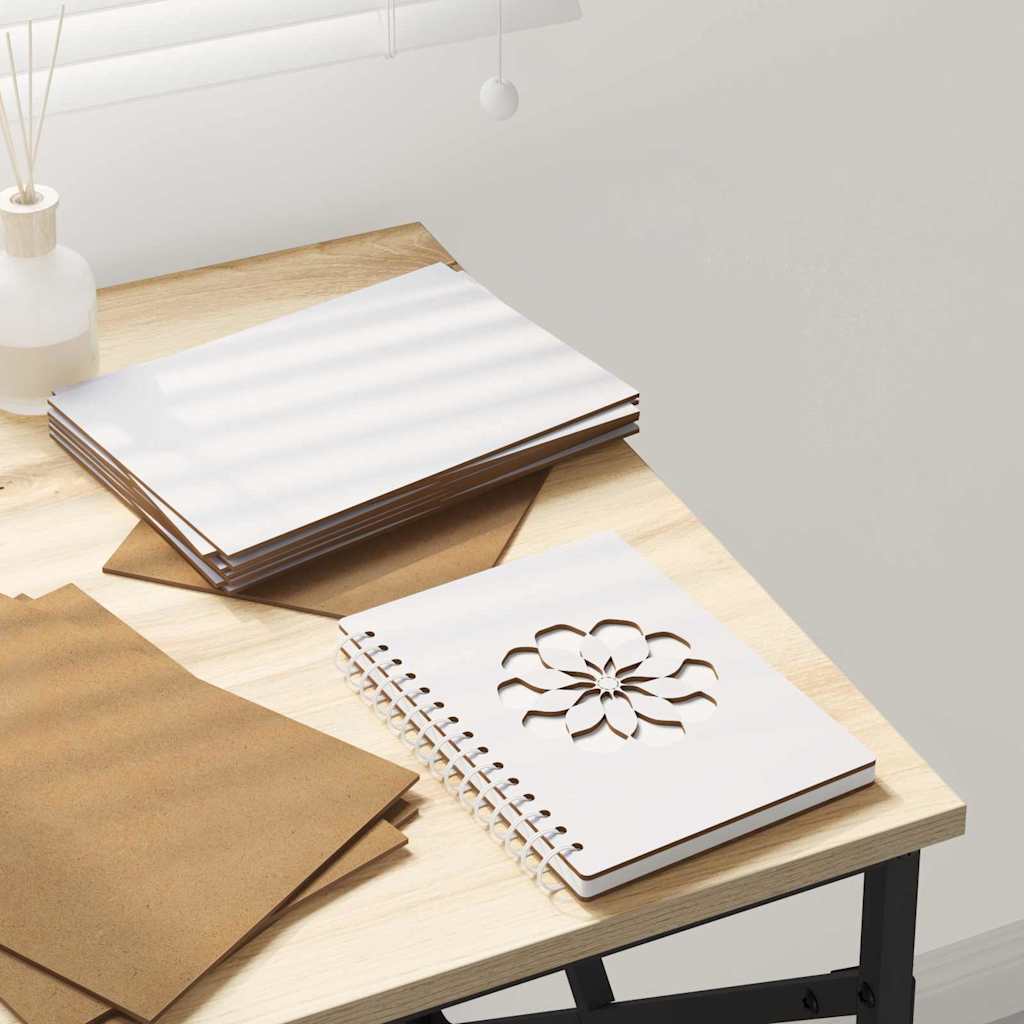 Dekor Paneli 12 pcs Bijelo 15 x 21 x 0.27 cm Konstruirano drvo