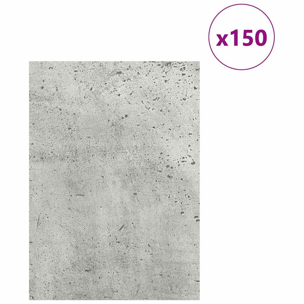 Dekor Paneli 150 pcs Betonski sivi 15 x 21 x 0.27 cm